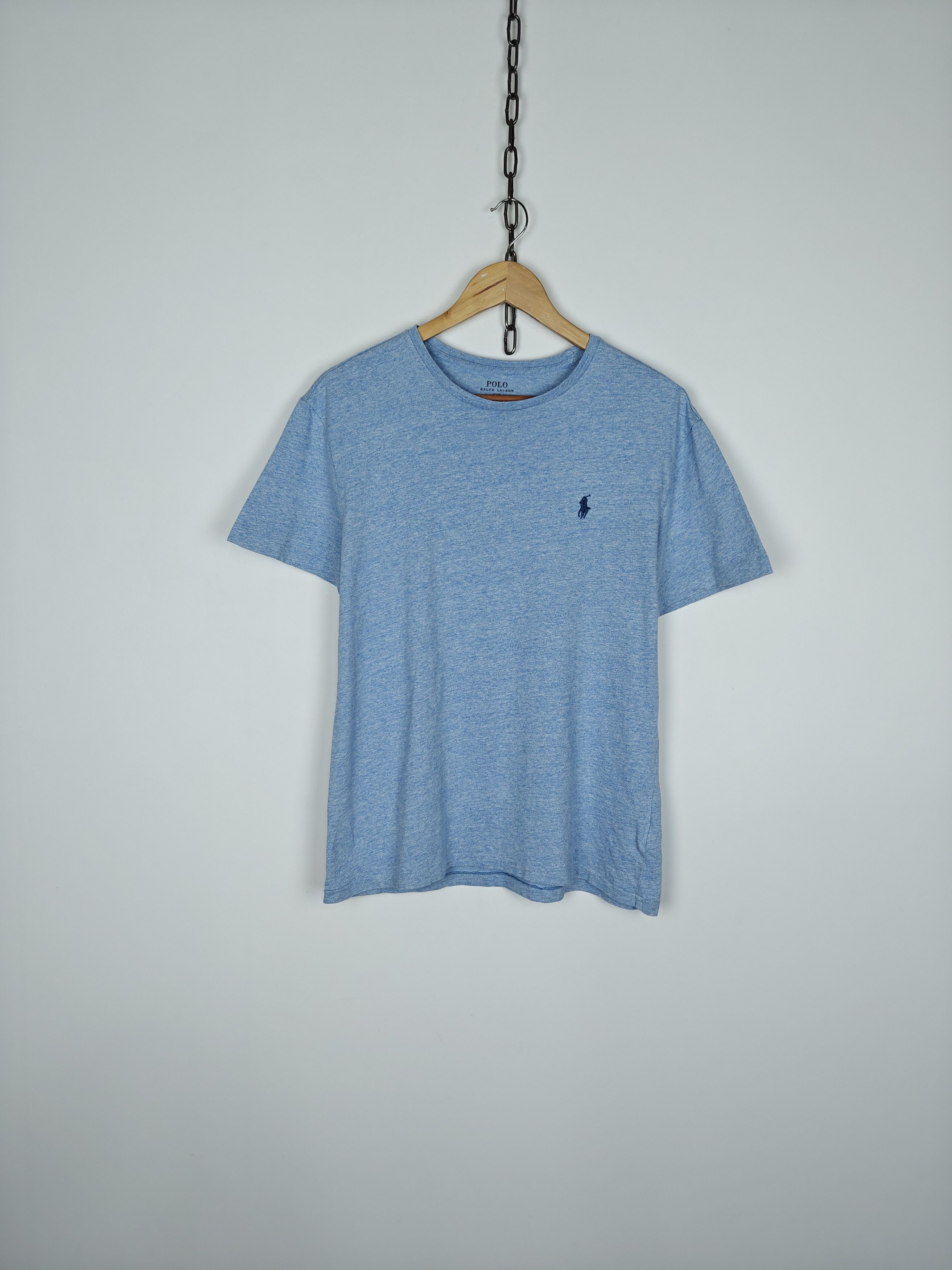 Polo Ralph Lauren Polo Ralph Lauren Basic T-Shirt Blue Tee Small Logo M Size US M / EU 48-50 / 2 - 1 Thumbnail
