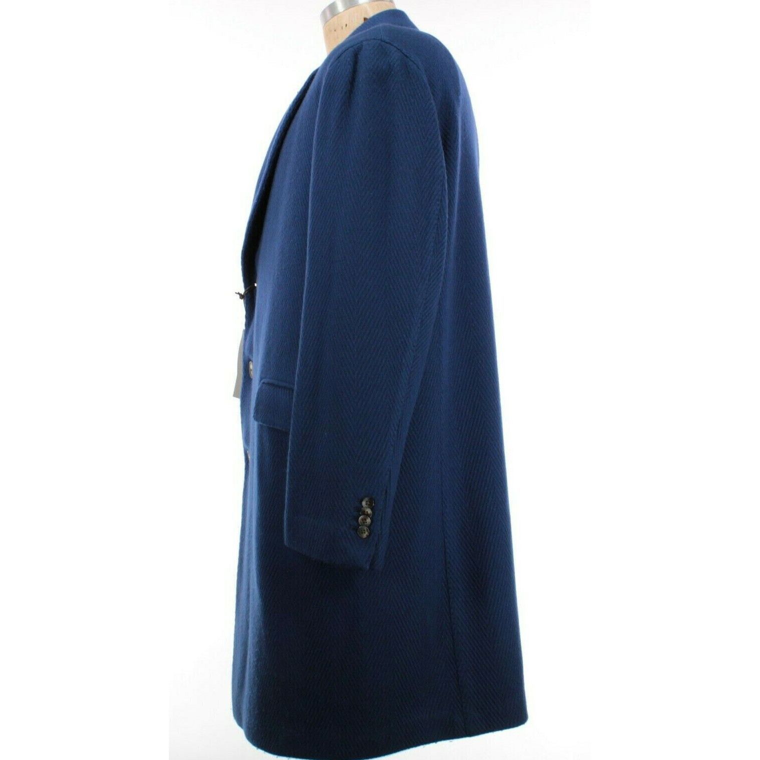 Boglioli Boglioli Coat Size XL US In Blue Wool Blend Size US XL / EU 56 / 4 - 4 Thumbnail