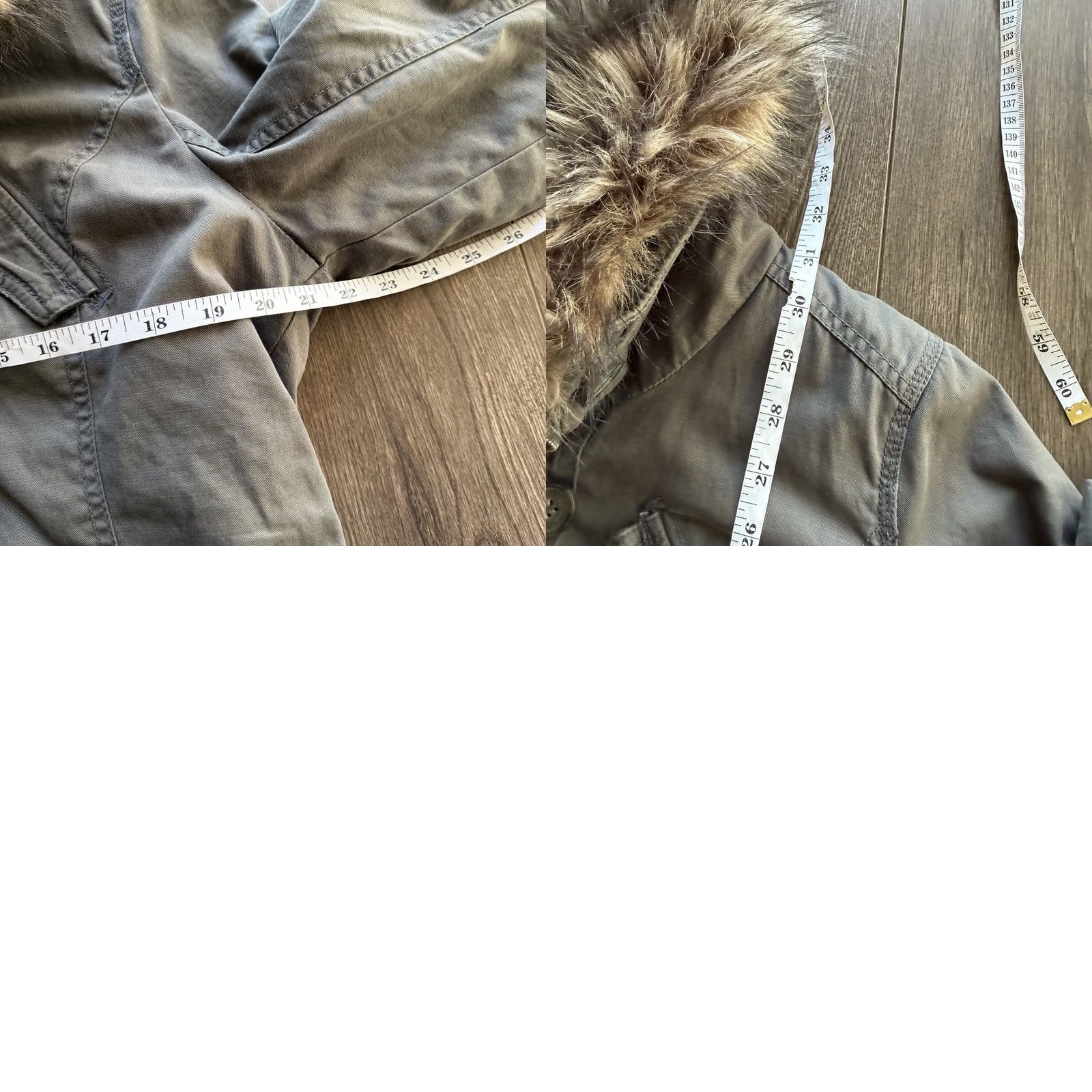 Abercrombie & Fitch VINTAGE ABERCROMBIE & FITCH Parka Coat Lined Fur Collard Winter Y2K Womans Large Size US L / EU 52-54 / 3 - 8 Thumbnail
