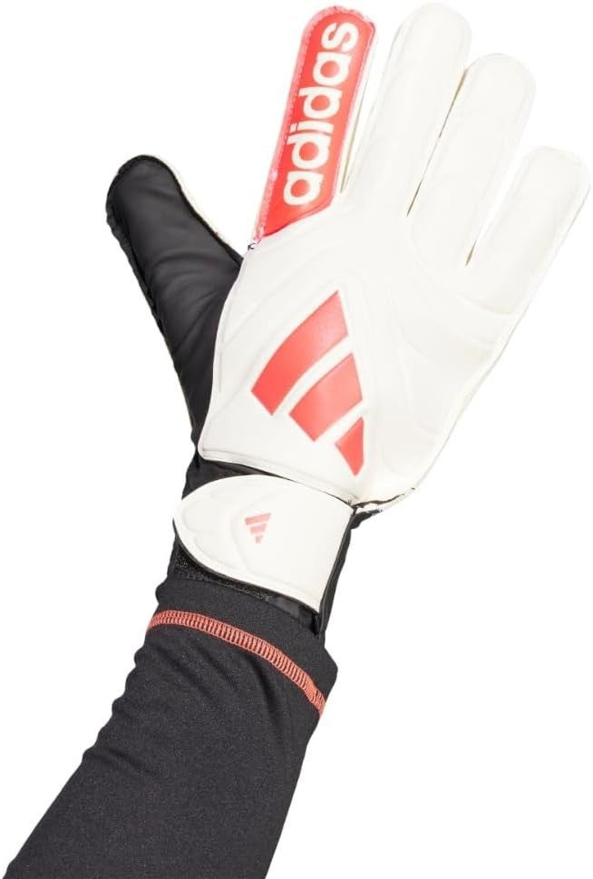 Adidas Adidas Goalie Soccer Gloves White/Lucid Red/Black ( 10 ) Size ONE SIZE - 2 Thumbnail