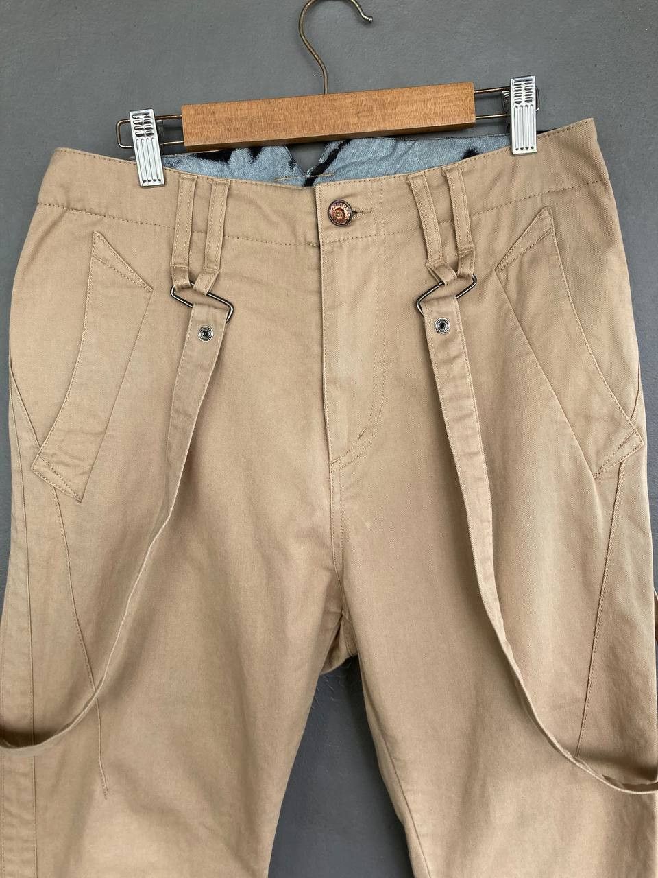 PPFM PPFM Chino Suspenders Trousers Size US 31 - 3 Thumbnail