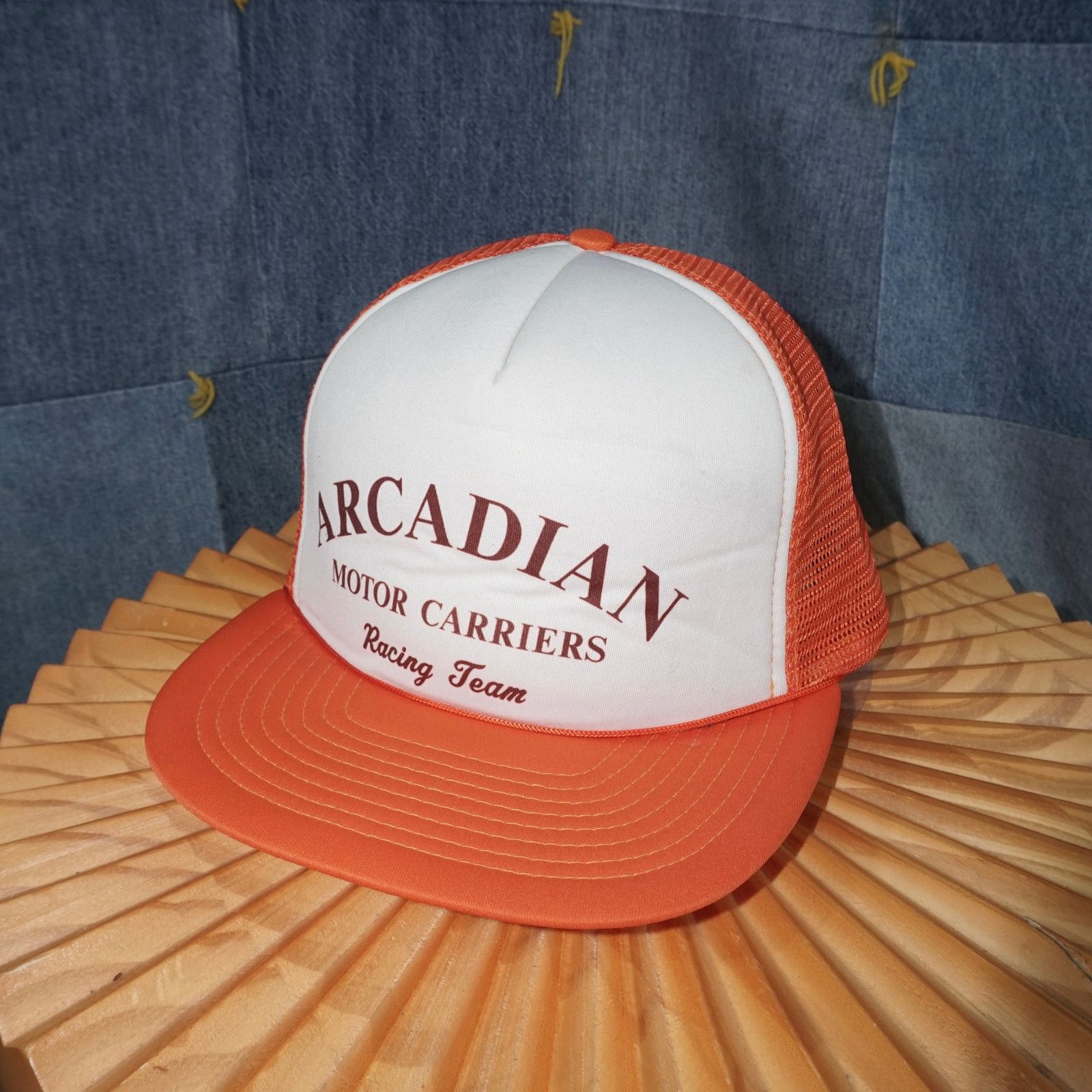 Vintage OSFA - Vintage Y2K Arcadian motor carriers racing team hat Size ONE SIZE - 2 Thumbnail