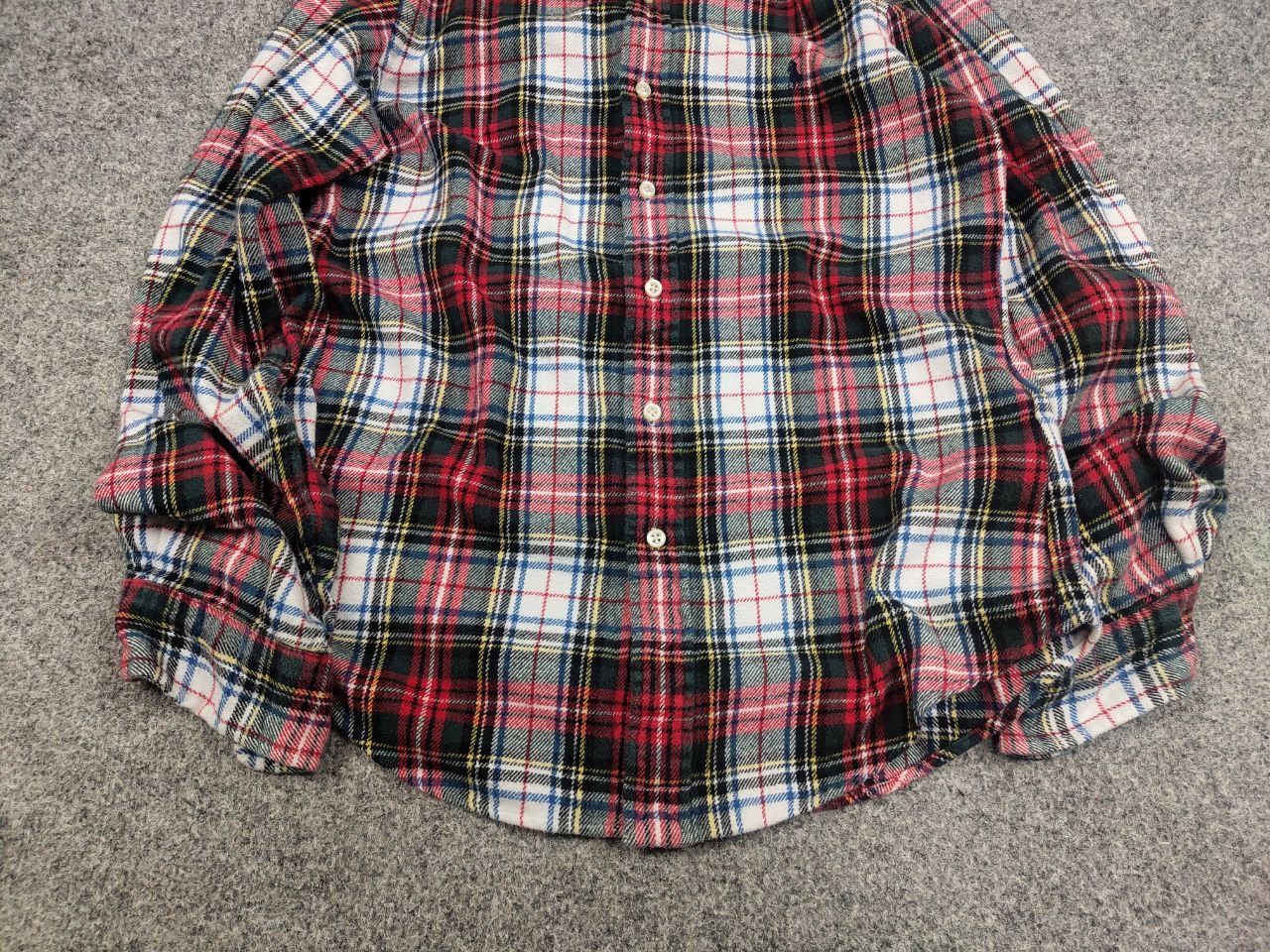 Flannel Vintage Polo Ralph Lauren Flannel Shirt Y2K Style Custom fit Size US S / EU 44-46 / 1 - 10 Thumbnail