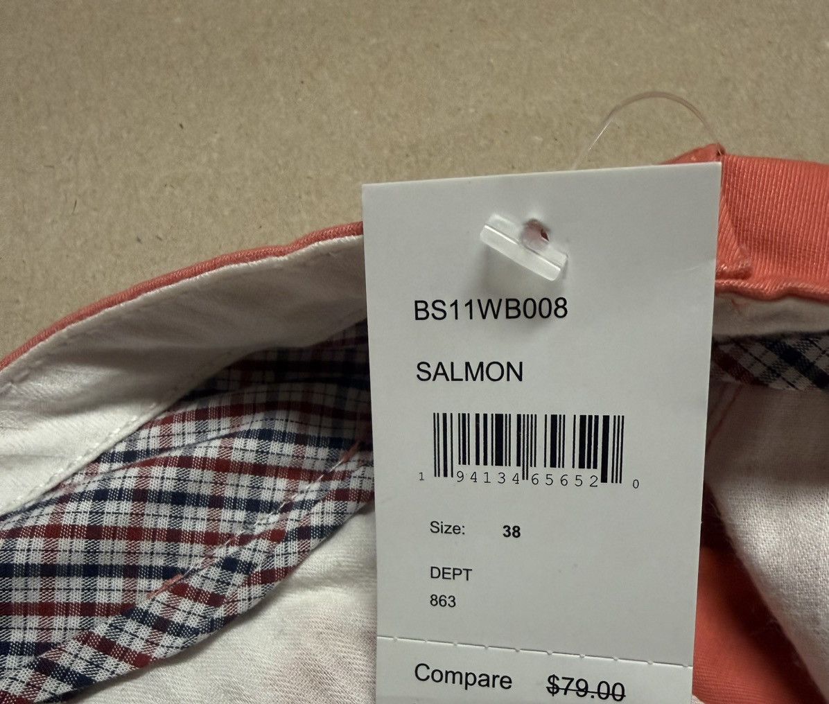 Ben Sherman Ben Sherman Pants Salmon size 38x32 Slim Fit Stretch Fit NEW Size US 38 / EU 54 - 7 Thumbnail