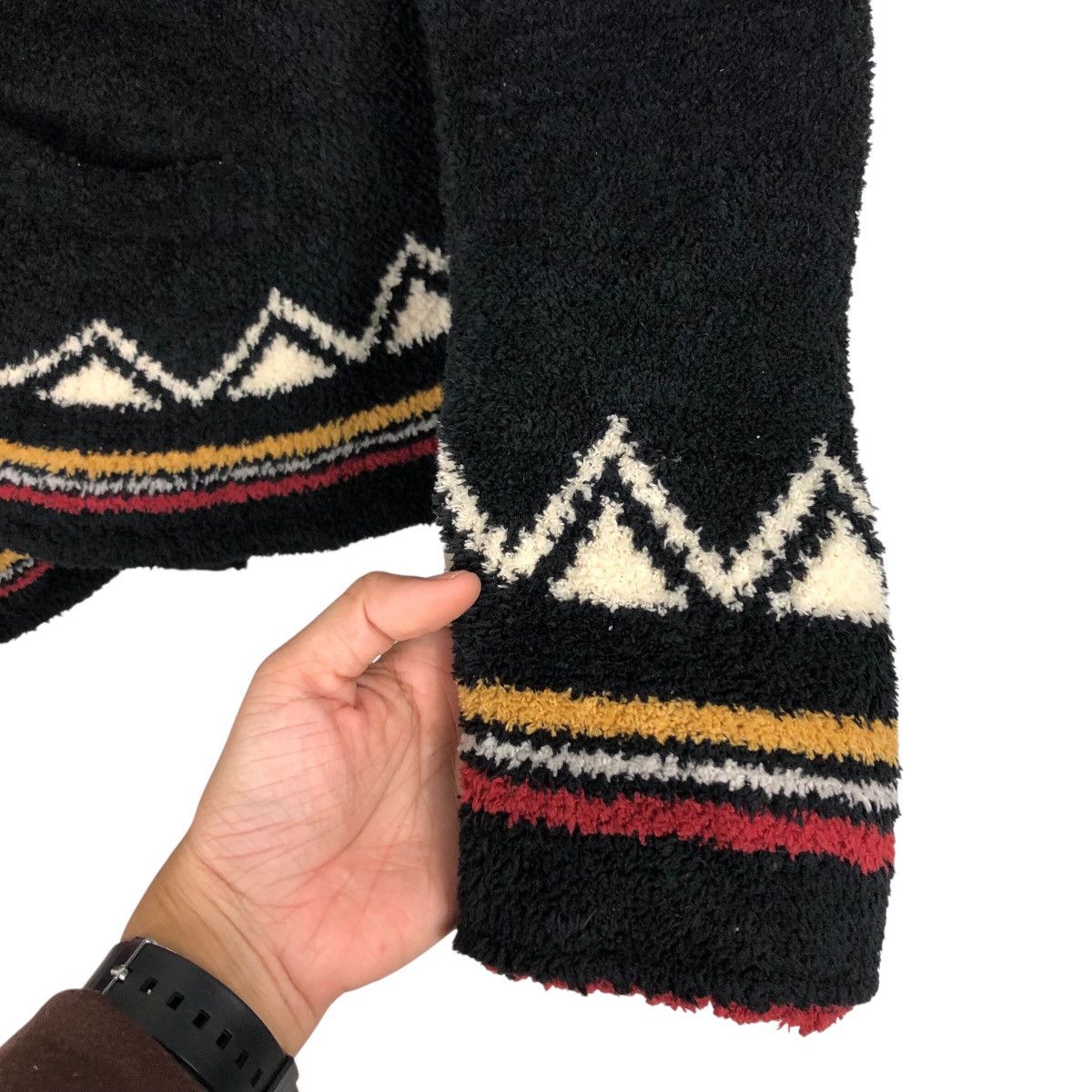 Hysteric Glamour 📌Vintage Fleece Jacket Navajo Native Design 291295 Homme Size US M / EU 48-50 / 2 - 16 Thumbnail