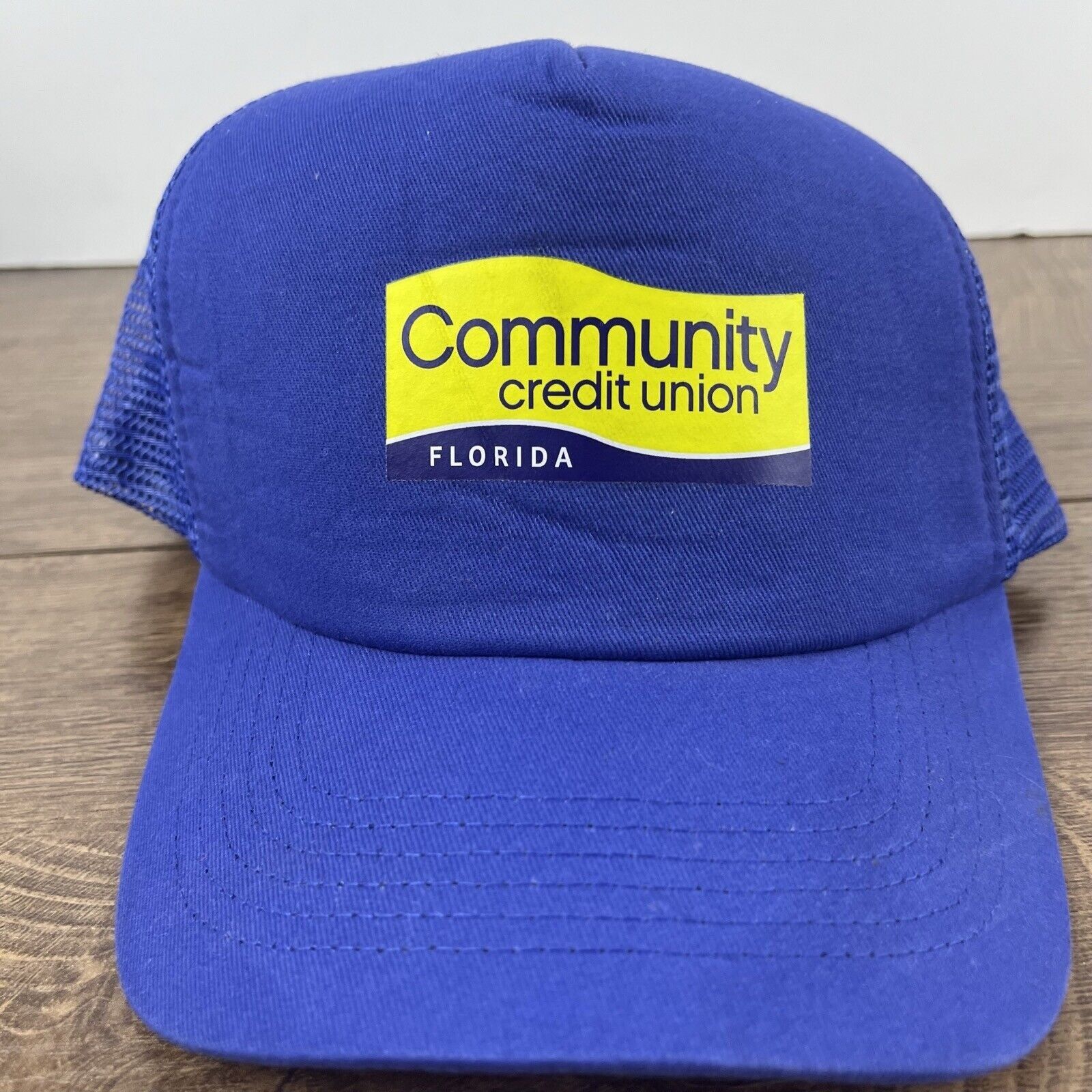 Other Community Credit Union Snapback Hat Blue Adjustable Hat Blue Size ONE SIZE - 5 Thumbnail