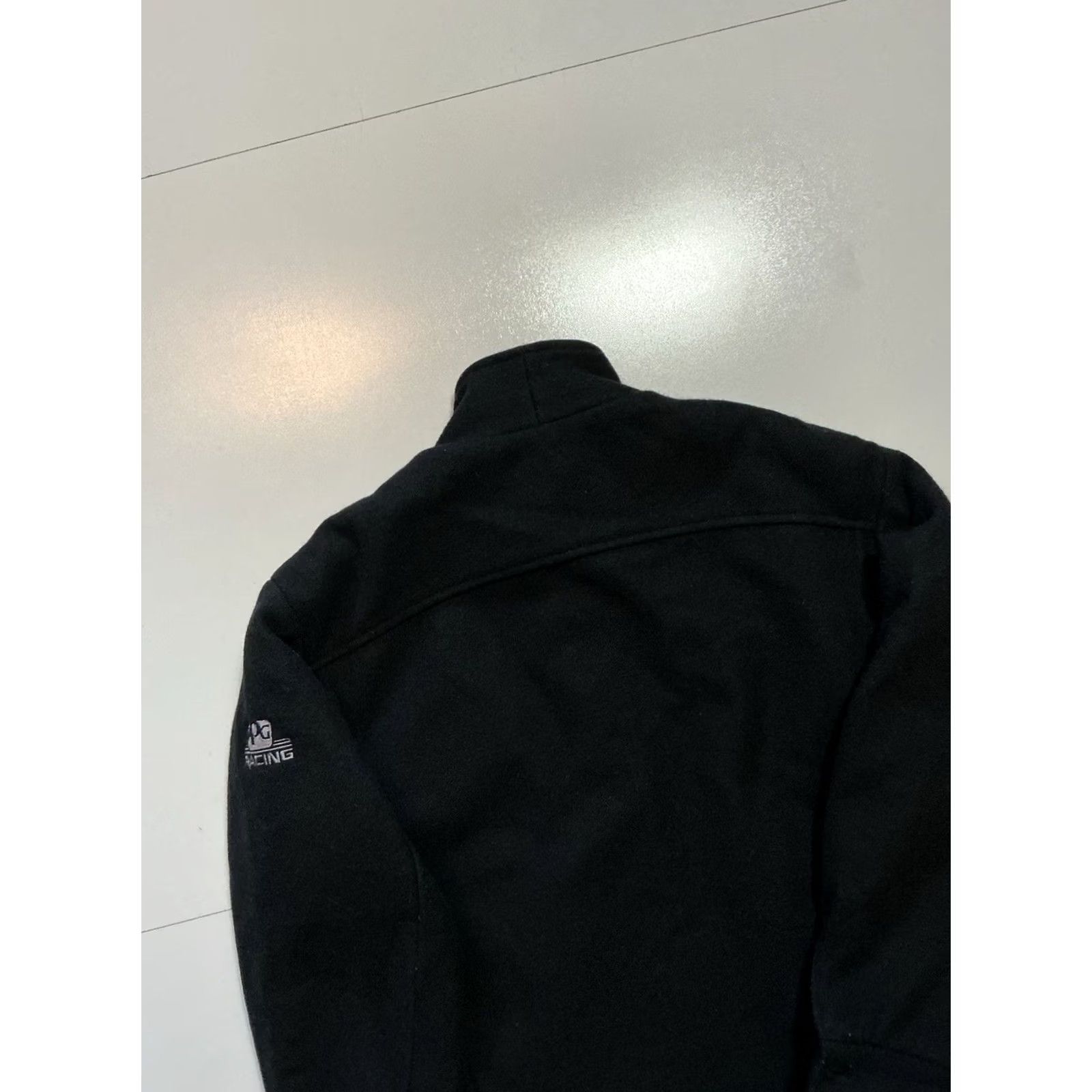 Vintage VINTAGE Troy Lee Designs PPG Racing Black Wool Full Zip Lined Jacket Mens M US Made Bomber Jacket Size US M / EU 48-50 / 2 - 6 Thumbnail