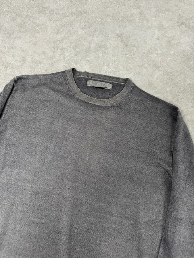 Prada AW2009 Prada Luna Rossa Grey Gradient Classic Sweater Size US M / EU 48-50 / 2 - 5 Thumbnail