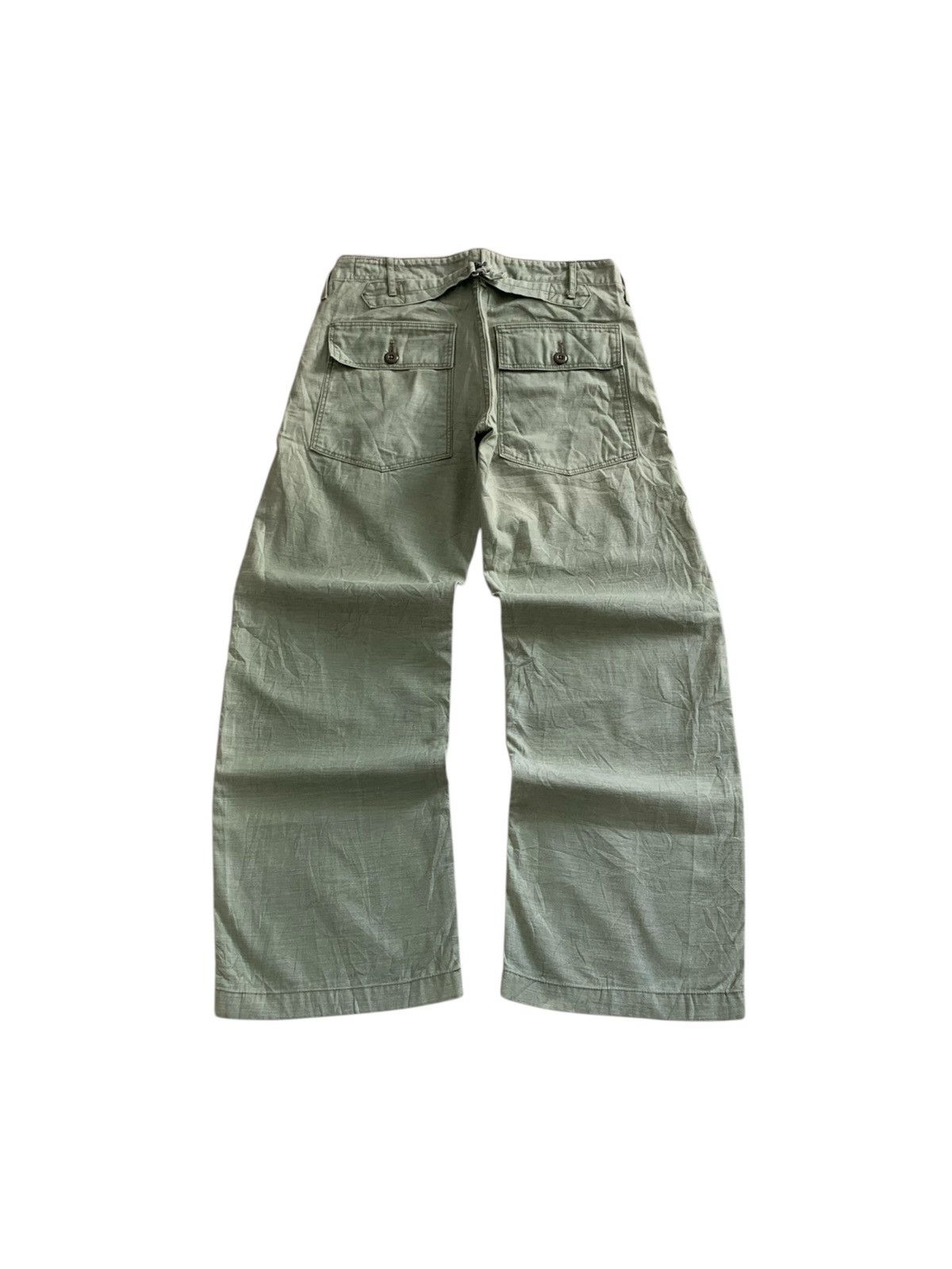 Orslow Offer📦Orslow Military Sateen OG Buckle Back Trousers Size US 30 / EU 46 - 9 Thumbnail