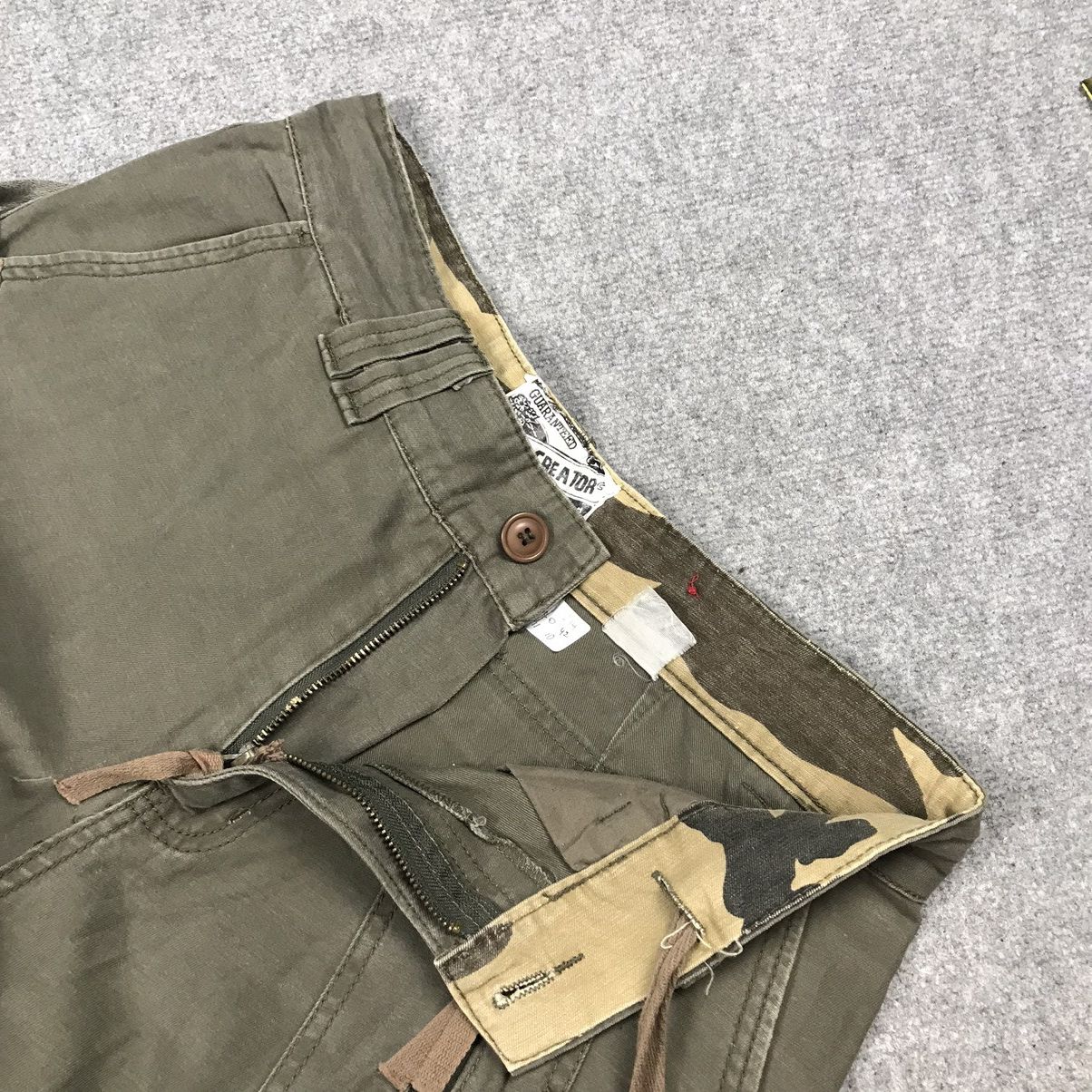 Japanese Brand × Vintage CARGO CREATOR CARGO POCKET TACTICAL BAGGY PANTS Size US 30 / EU 46 - 16 Thumbnail
