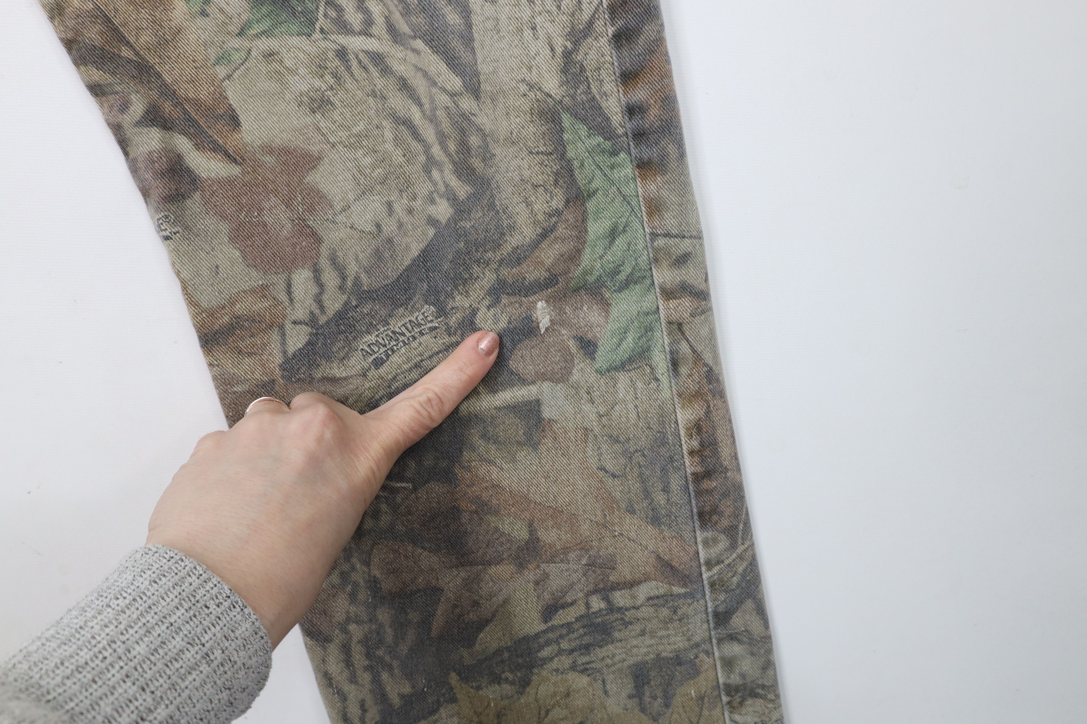 Vintage × Walls Vintage 90s Walls Advantage Camouflage Denim Jeans USA Size US 34 / EU 50 - 6 Thumbnail