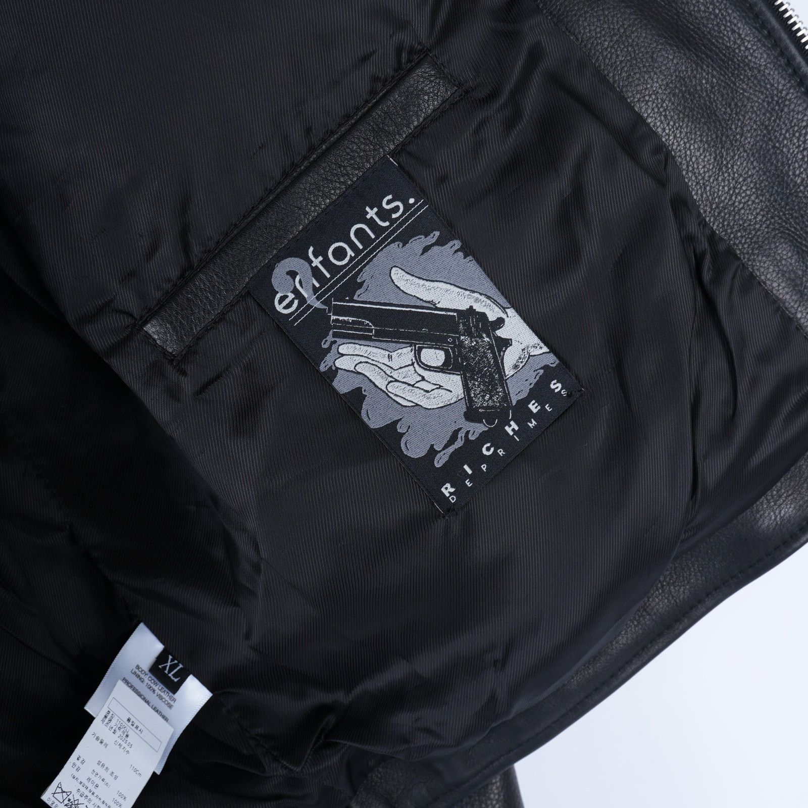 Enfants Riches Deprimes ERD CHESS BOARD SEOUL LEATHER JACKET EXCLUSIVE 1 OF 10 Size XL / US 12-14 / IT 48-50 - 6 Thumbnail