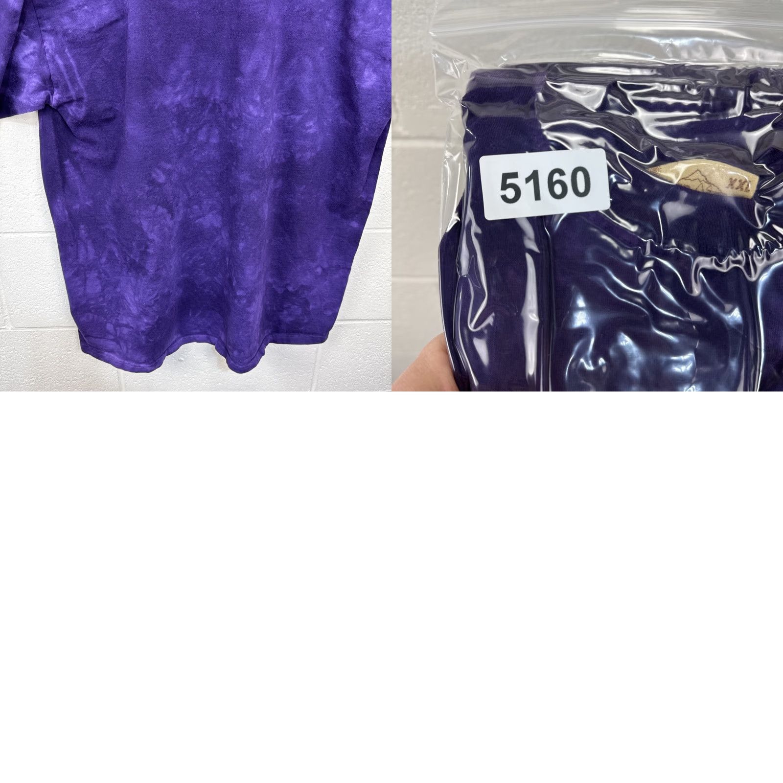 The Mountain VINTAGE The Mountain T-Shirt Purple Tie Dye Logo 2XL Unisex Adults Crew Neck Short Sleeve Graphic Print 90s Art Size US XXL / EU 58 / 5 - 10 Thumbnail