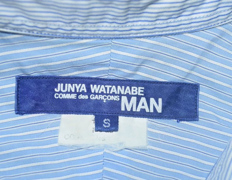 Junya Watanabe Junya Watanabe MAN CDG Blue Stripe Shirt Size US M / EU 48-50 / 2 - 8 Thumbnail