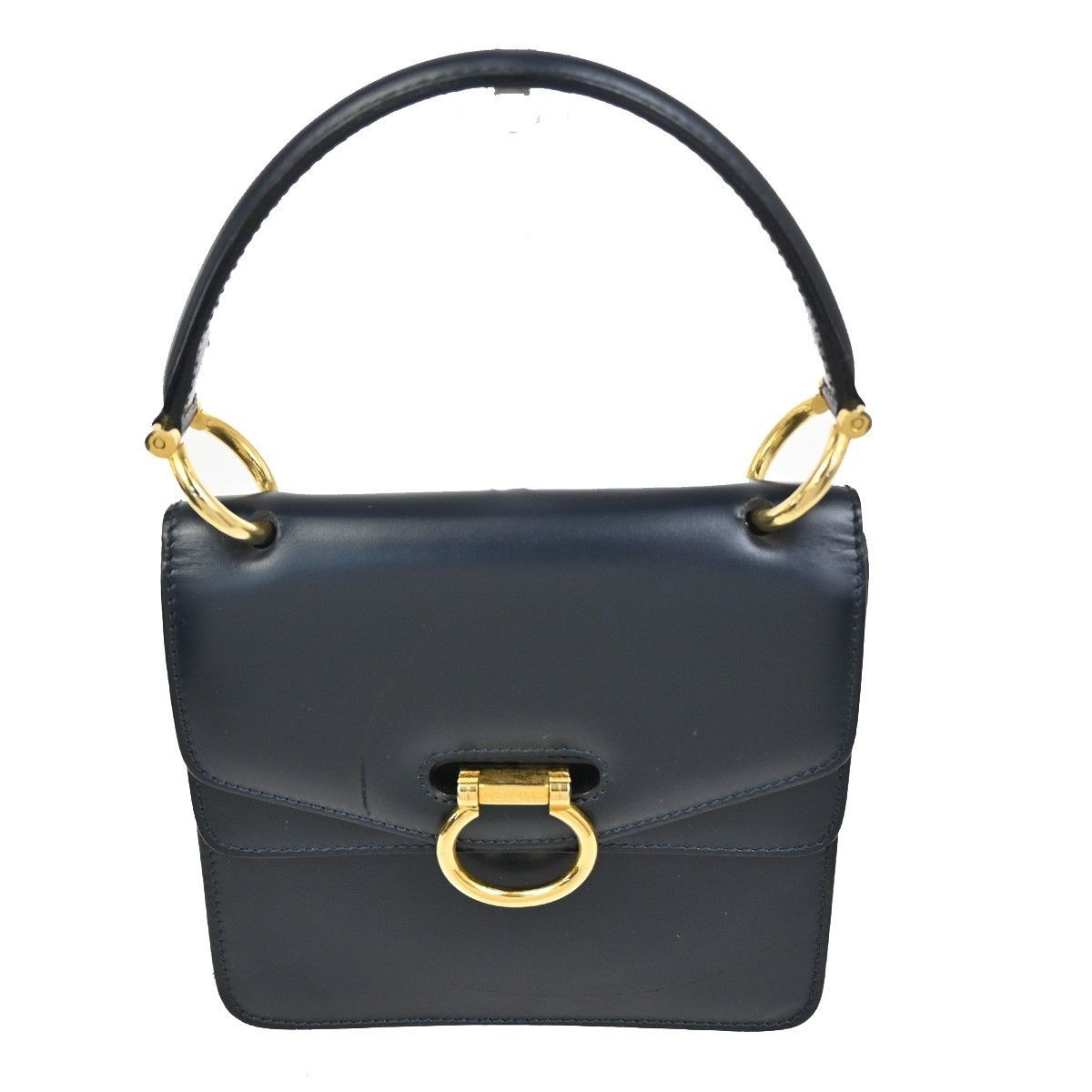 Celine Celine Gancini Handbag Leather Size ONE SIZE - 1 Thumbnail