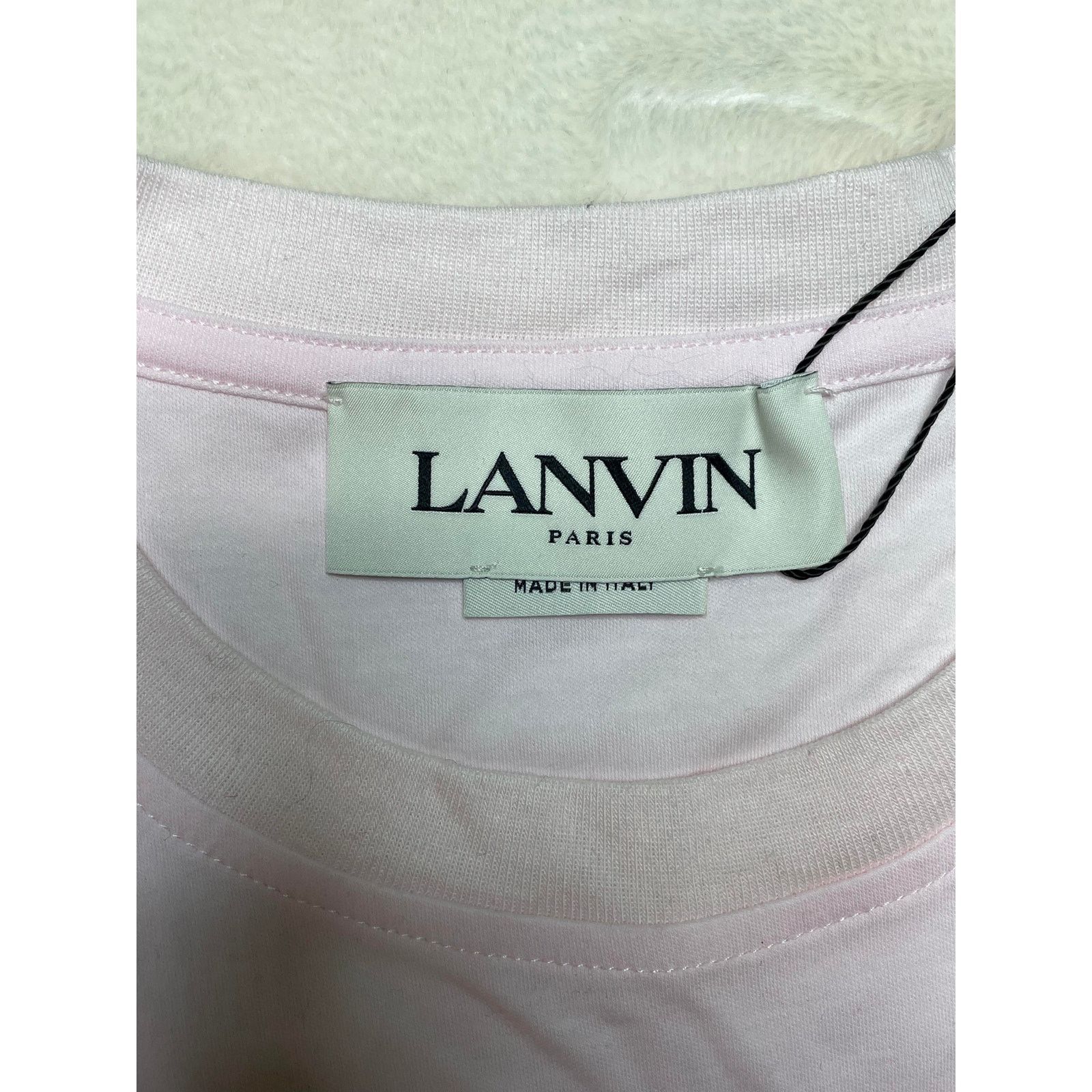Lanvin Lanvin 'Floral' Pink & Blue Printed Tee Size US XS / EU 42 / 0 - 4 Thumbnail