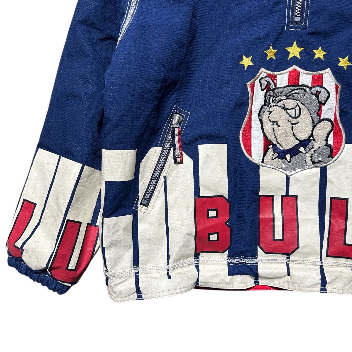 Goldwin Vintage Ellesse X Goldwin Bulldog Hoodie Down Jacket Size L / US 10 / IT 46 - 6 Thumbnail
