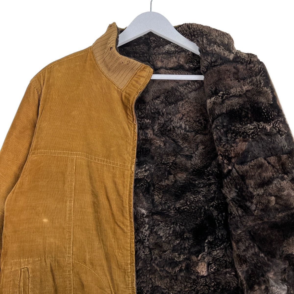 Japanese Brand 🔥 INCERTUS CORDUROY FAUX FUR LINING BOMBER JACKET Size US M / EU 48-50 / 2 - 10 Thumbnail
