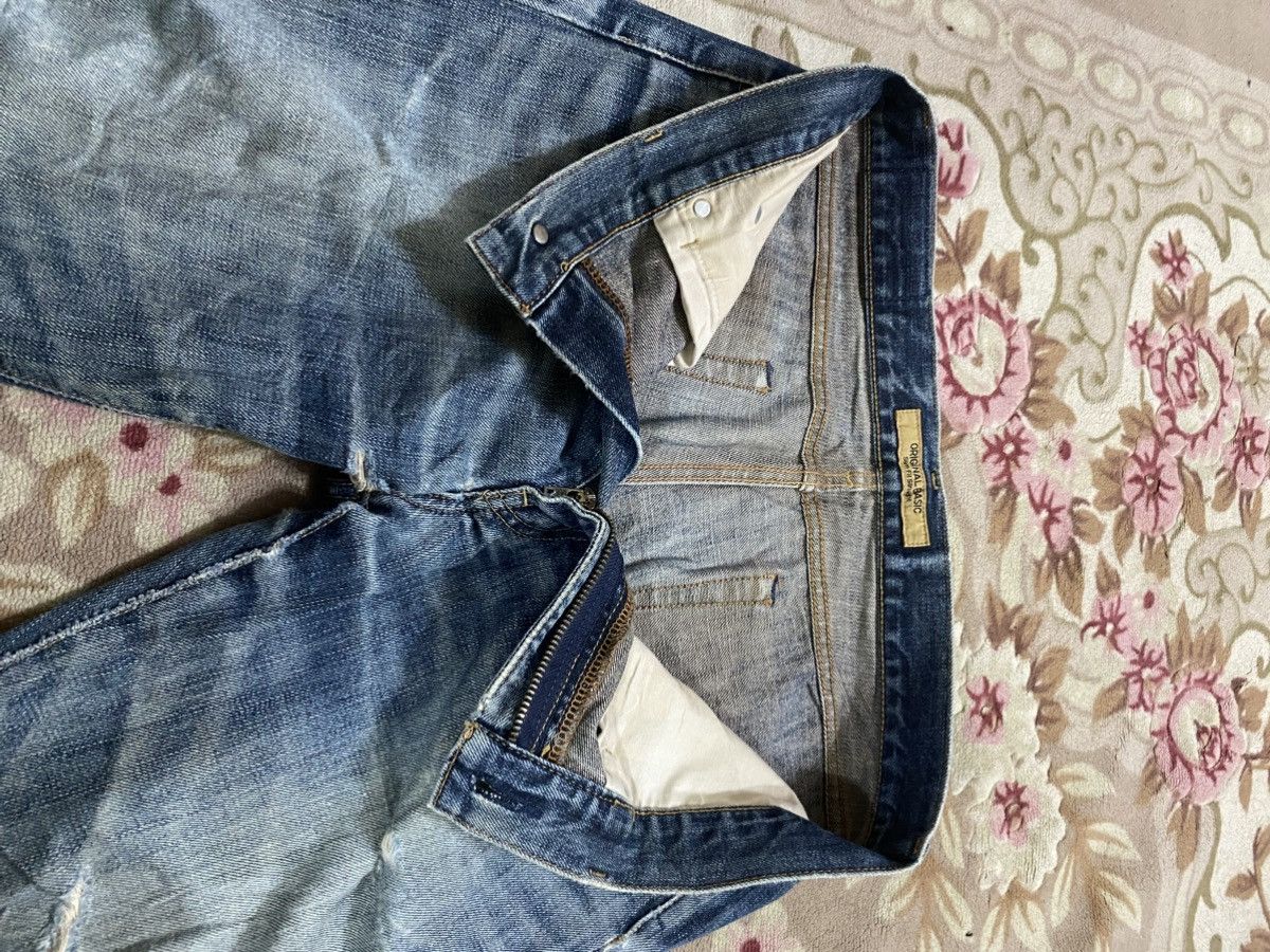 If Six Was Nine × Japanese Brand × Uniqlo Uniqlo distressed denim very rare Size US 35 - 10 Thumbnail
