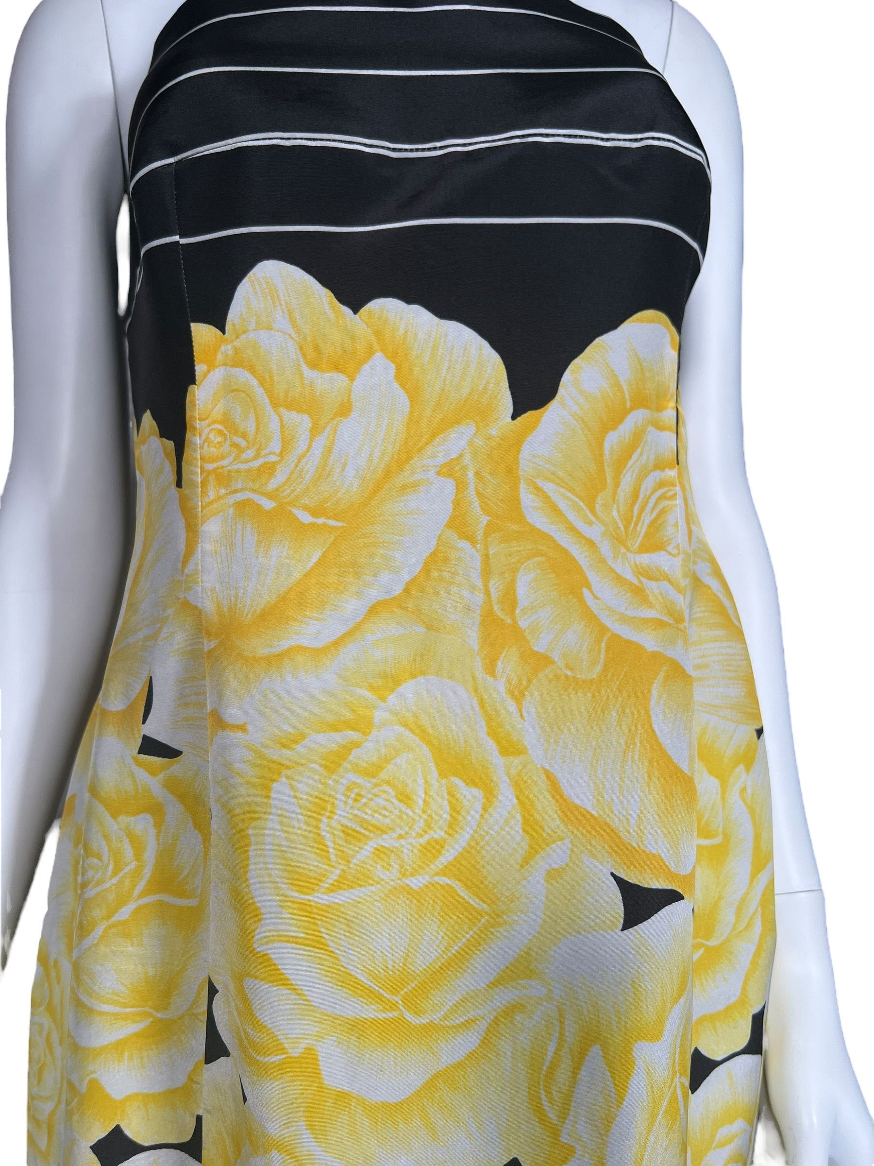 Versace Gianni Versace S/S 1988 1988 Strapless Silk Cocktail Dress Size L / US 10 / IT 46 - 5 Thumbnail