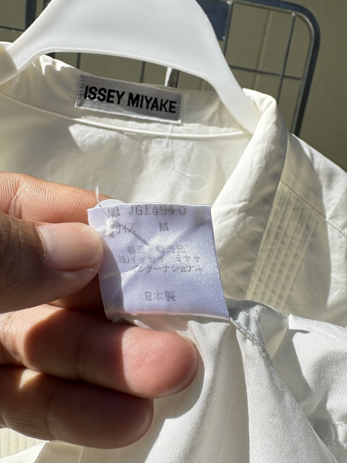 Issey Miyake Issey Miyake pleated white shirt Size M / US 6-8 / IT 42-44 - 13 Thumbnail