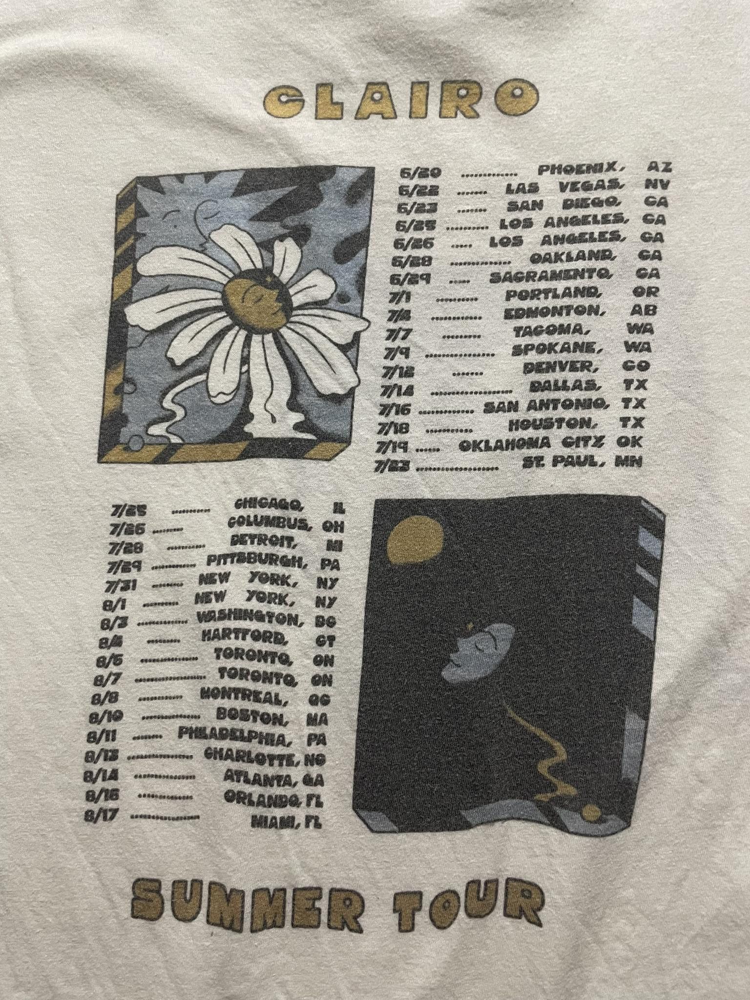 Band Tees × Vintage Clairo Band Tour Shirt Size US M / EU 48-50 / 2 - 5 Thumbnail