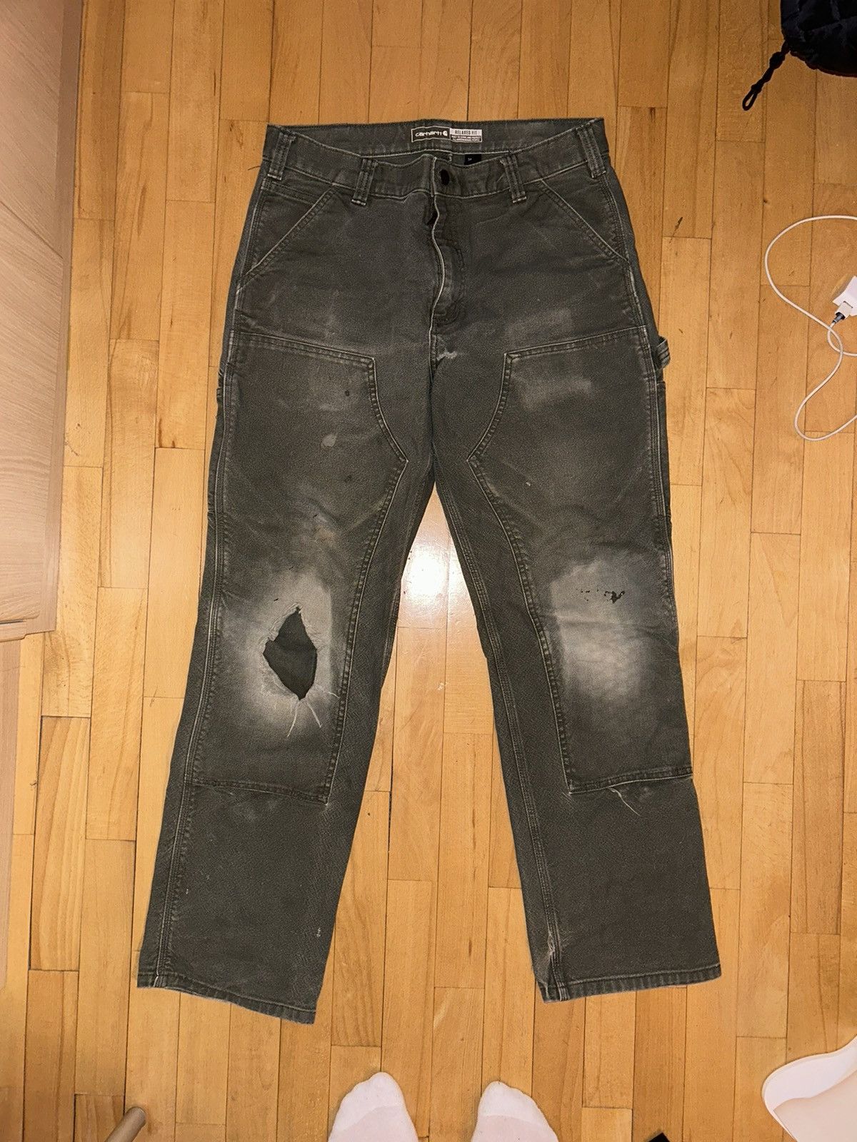 Carhartt carhartt double knee vintage Size US 34 / EU 50 - 1 Thumbnail