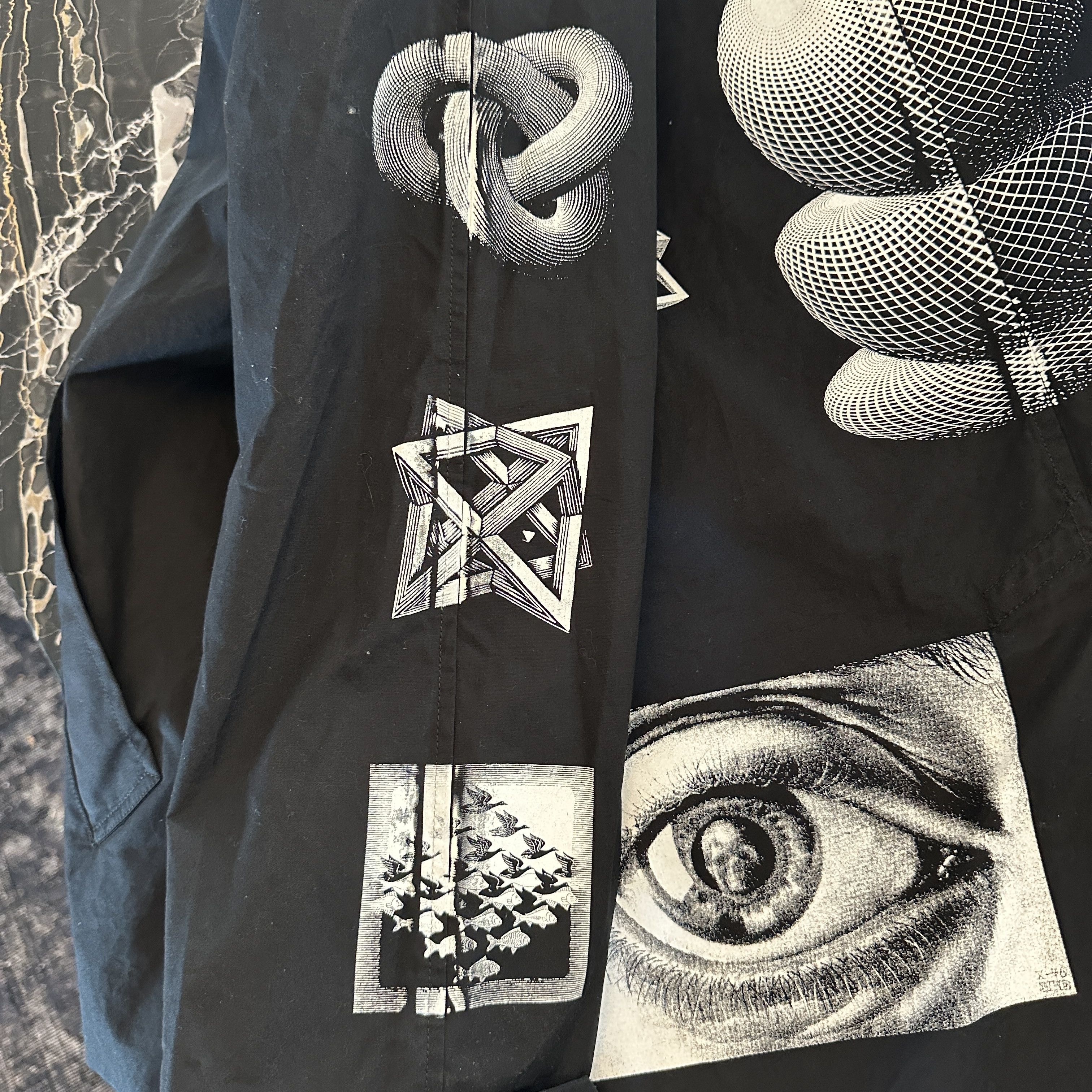 Supreme Supreme Graphic Work Jacket Black MC Escher Art Print Size L Size US L / EU 52-54 / 3 - 5 Thumbnail