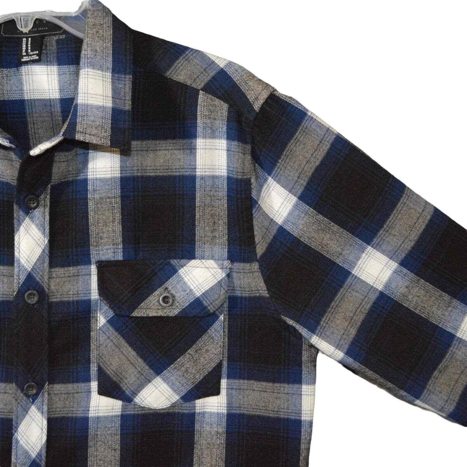 21 Men 21 Men Brand Mens Size Medium Shirt Long Sleeve Plaid Gray Size US M / EU 48-50 / 2 - 3 Thumbnail