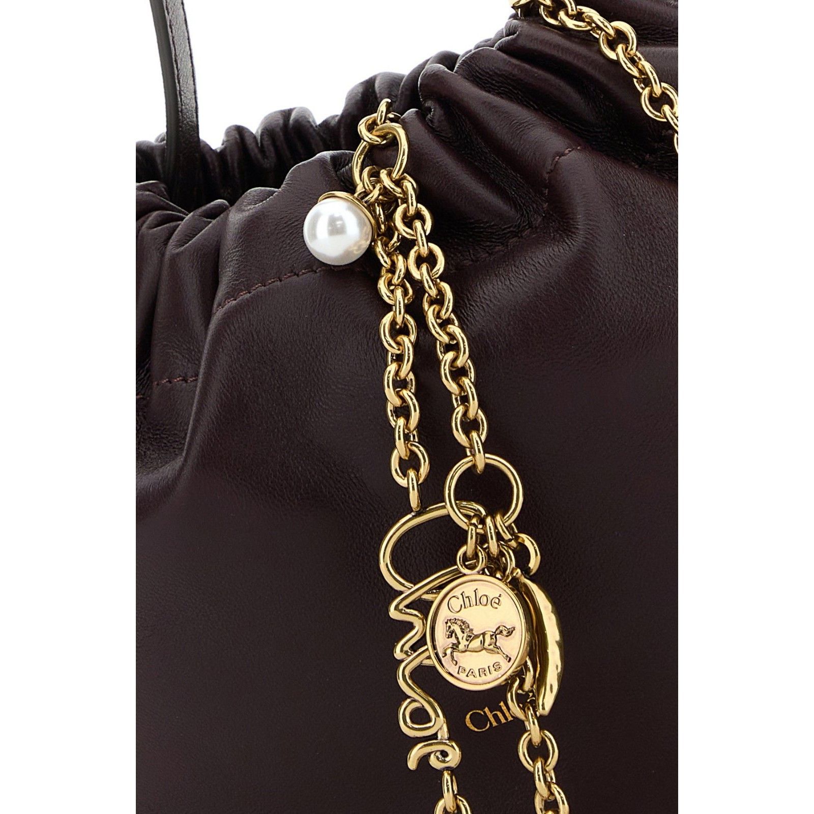 Chloe Chloe Icons Mini Brown Shoulder Bag New & Authentic Size ONE SIZE - 4 Thumbnail
