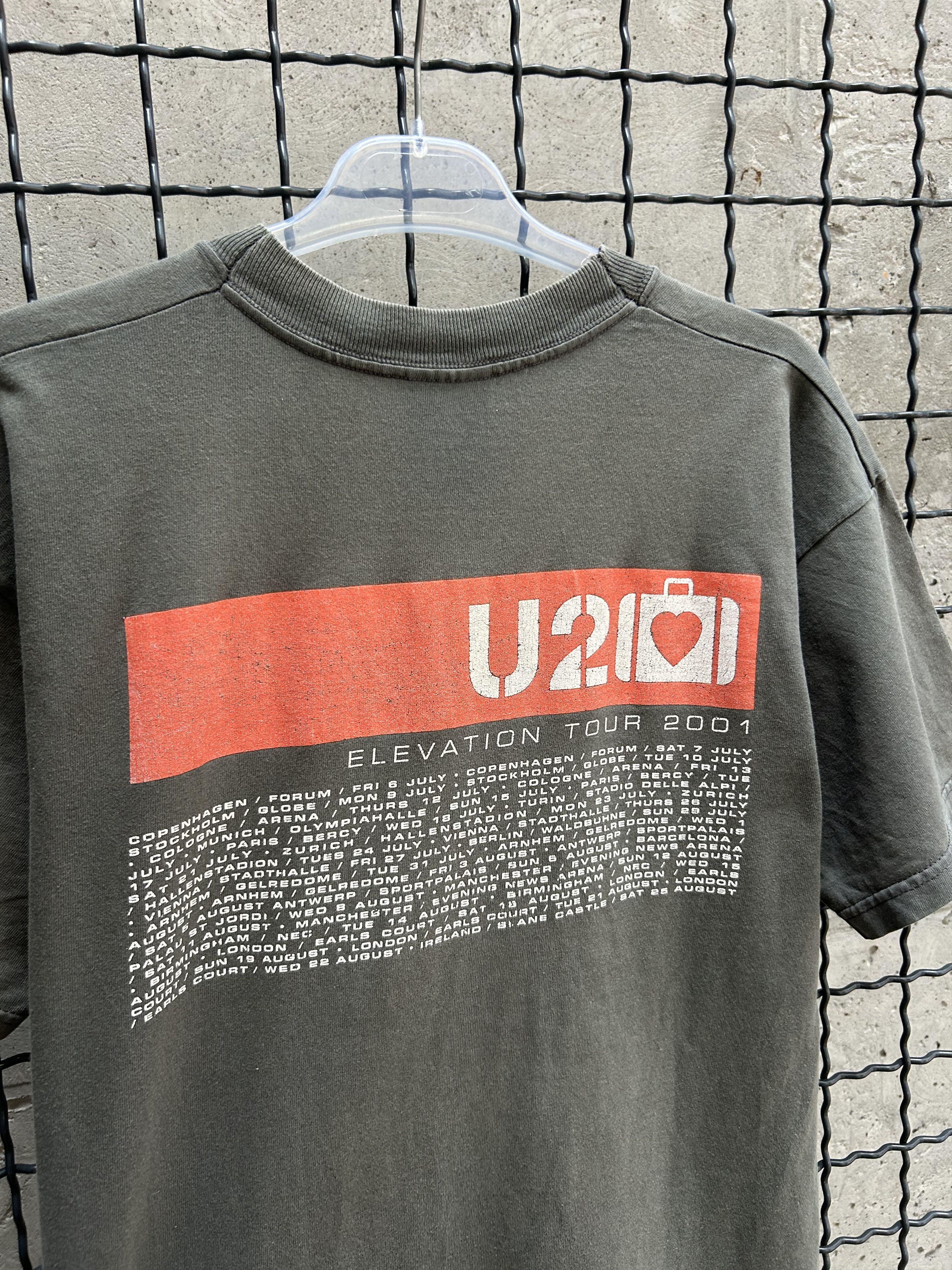 Band Tees Vintage 2001 U2 Rock Band Elevation Tour T-shirt Size US M / EU 48-50 / 2 - 13 Thumbnail