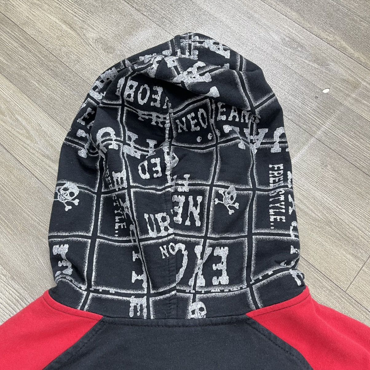 Beauty Beast 2000s Behaviour Urban Street Full Mask Half Zip Hoodie Y2K Size US M / EU 48-50 / 2 - 10 Thumbnail