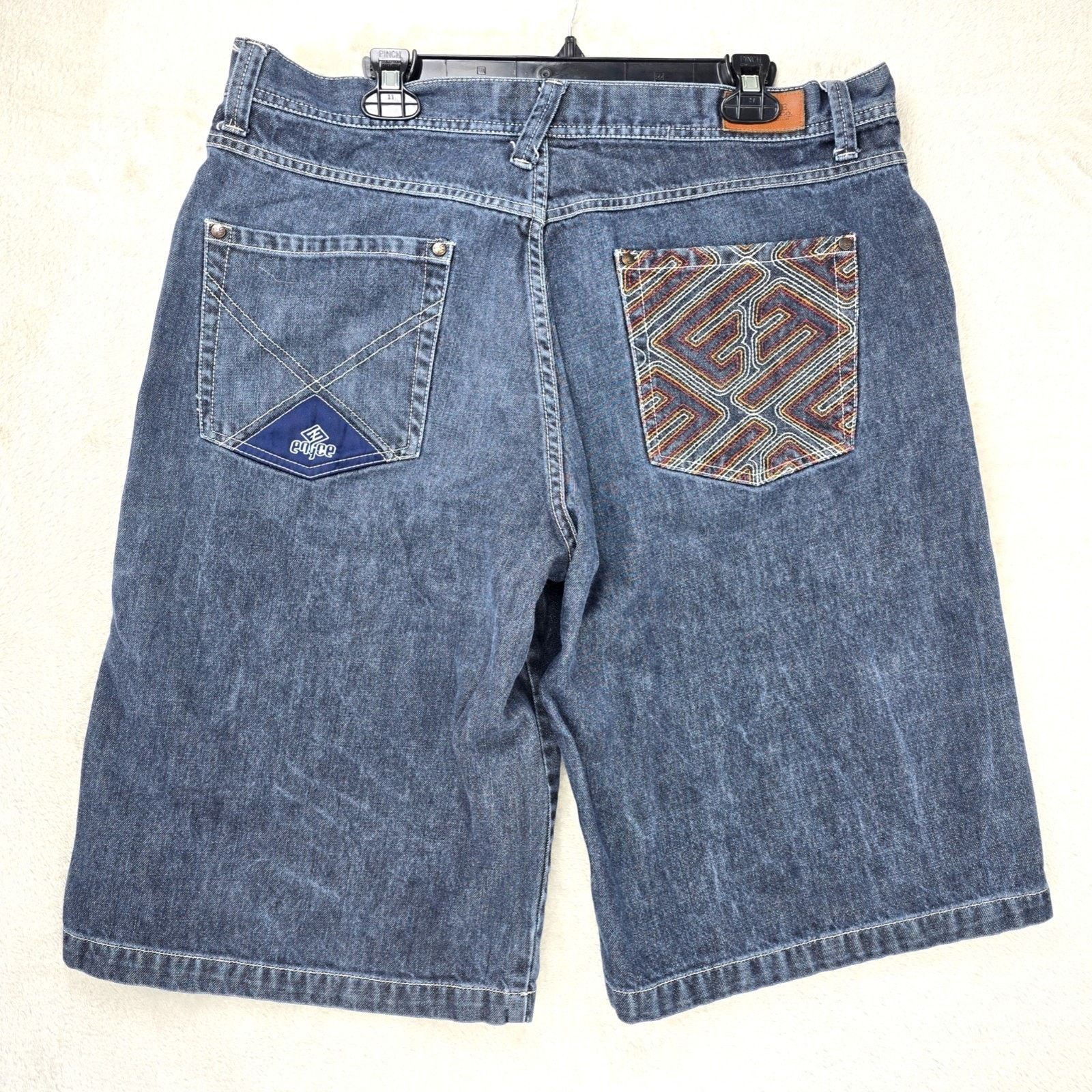 Enyce Vintage Enyce Baggy Shorts 38 Fits 37 Skater Y2K Denim Jorts Size US 38 / EU 54 - 1 Thumbnail