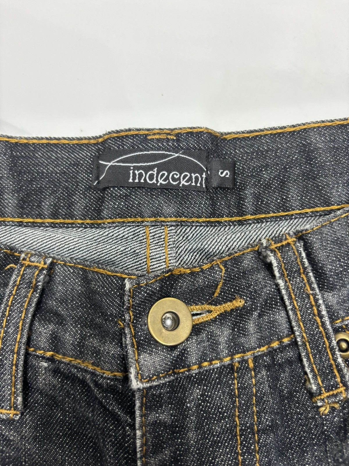 Hysteric Glamour × Japanese Brand 🔥INDECENT FLARE SLIM JEAN WHISKER CLAWMARK DISTRESS DENIM Size US 30 / EU 46 - 10 Thumbnail