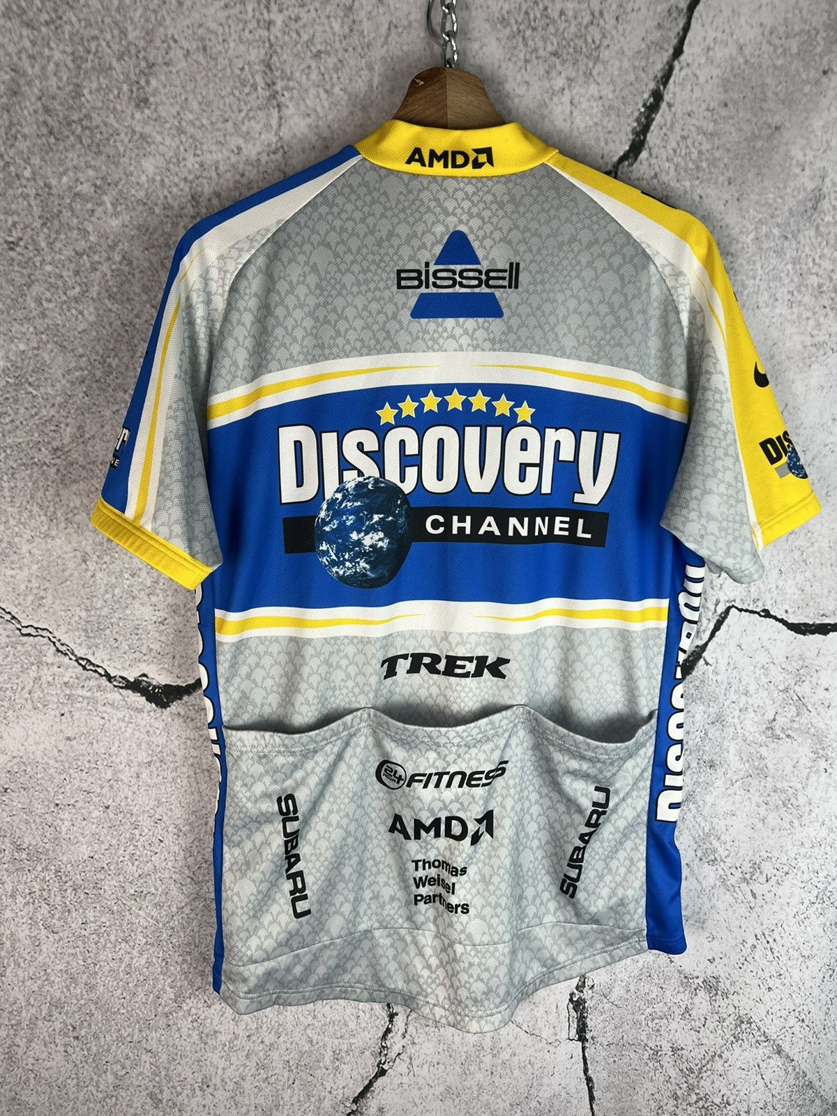 Nike NIKE DISCOVERY CHANNEL PRO CYCLING TEAM JERSEY Size US L / EU 52-54 / 3 - 2 Thumbnail
