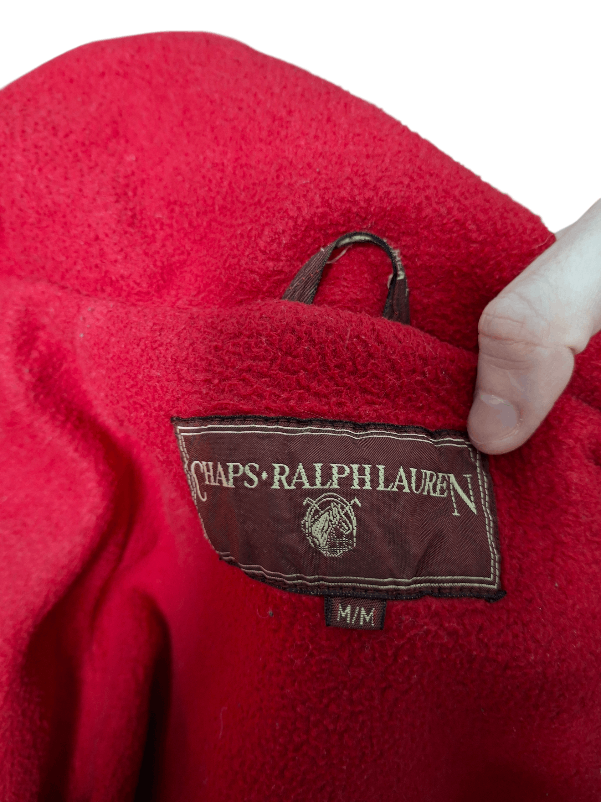 Chaps Ralph Lauren CHAPS RALPH LAUREN VINTAGE NYLON JACKET ON FLEECE Size US M / EU 48-50 / 2 - 5 Thumbnail