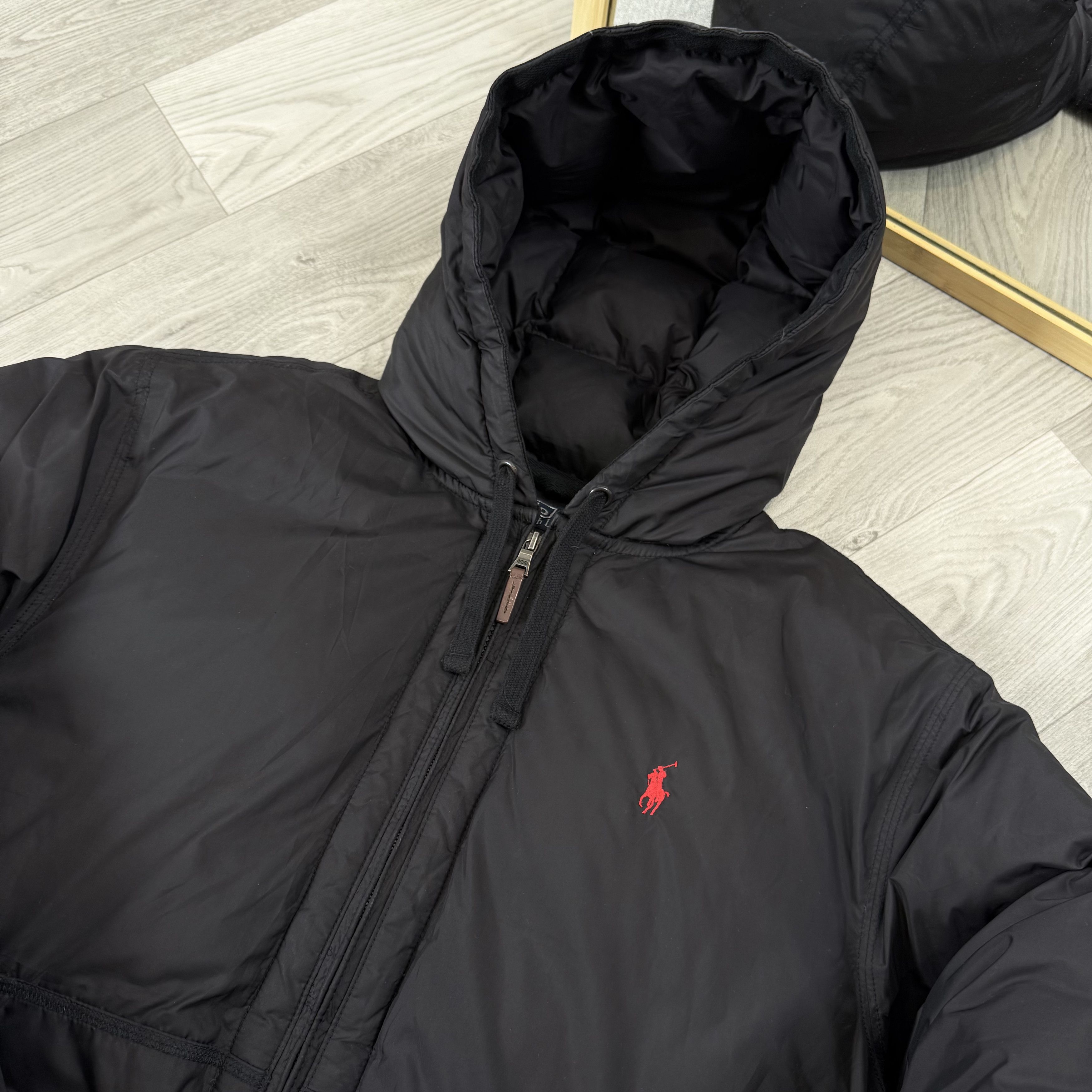 Polo Ralph Lauren Vintage Polo Ralph Lauren 90s Black Bomber Puffer Jacket L Size US L / EU 52-54 / 3 - 5 Thumbnail
