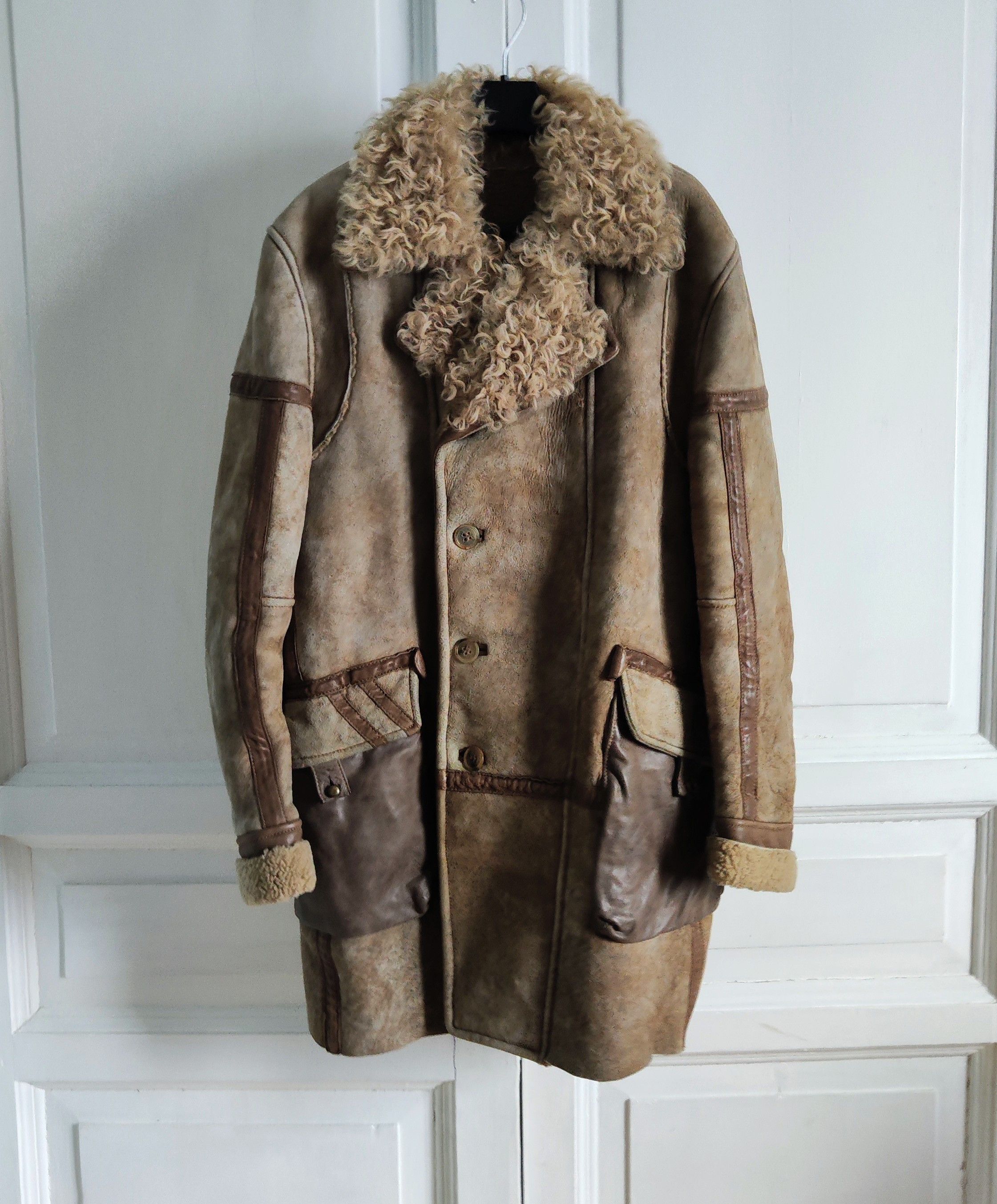Diesel Shearling coat.Like Vetements or Balenciaga coats. Size US L / EU 52-54 / 3 - 1 Thumbnail