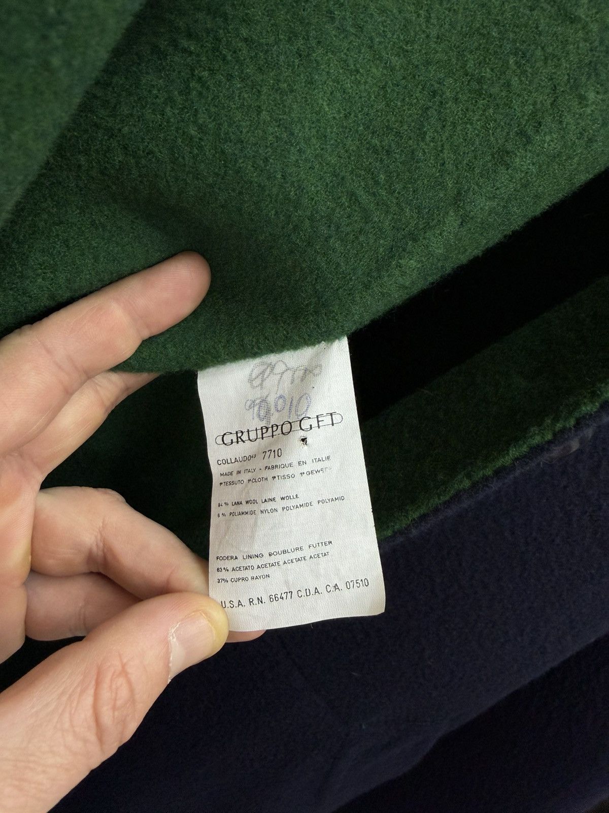 Valentino Valentino Miss V Wool Cape Coat Navy Size 42 Size M / US 6-8 / IT 42-44 - 12 Thumbnail