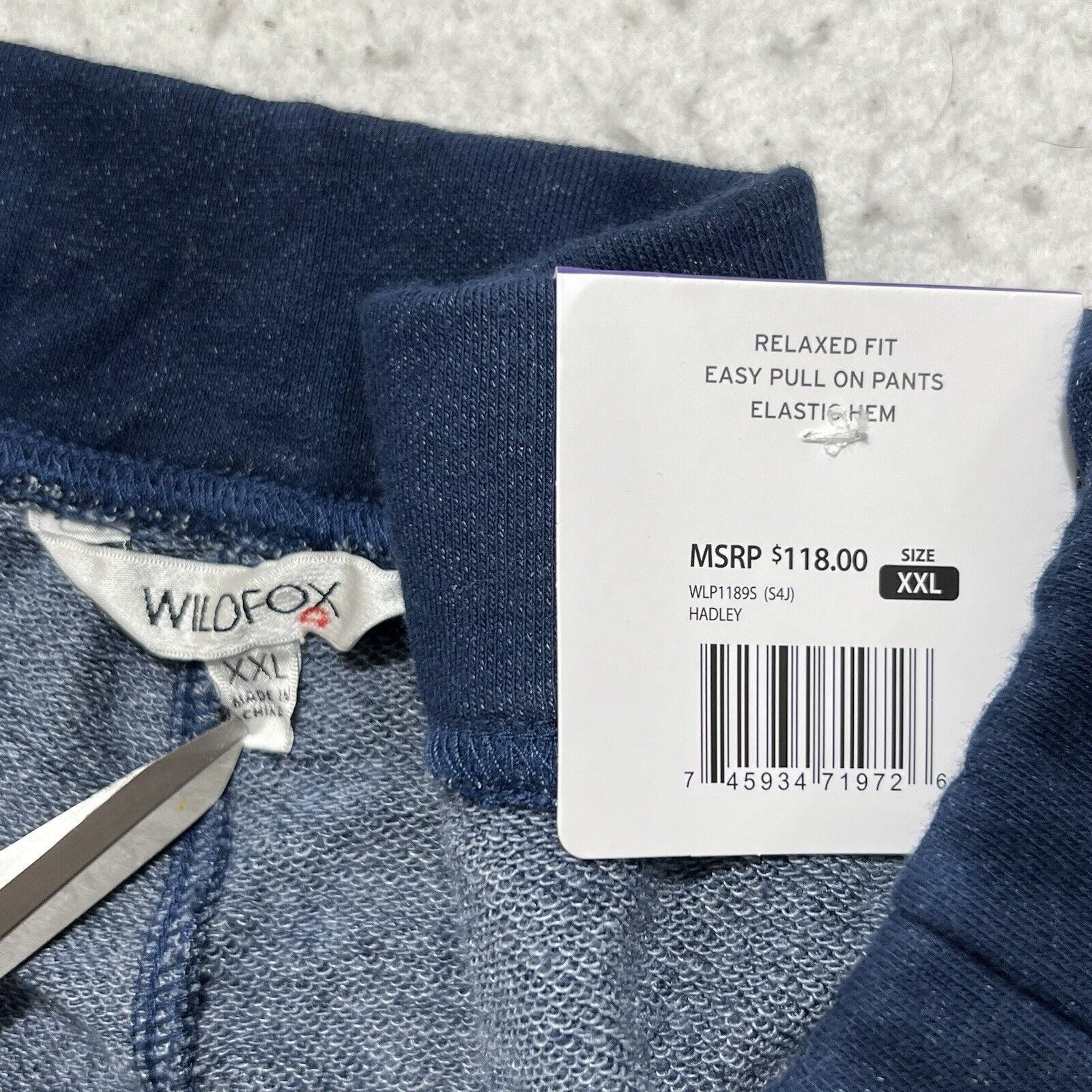 Wildfox Wildfox XXL Relaxed Tie Dye Ombre Joggers Blue Sweatpants Size 42" / US 20 - 4 Thumbnail