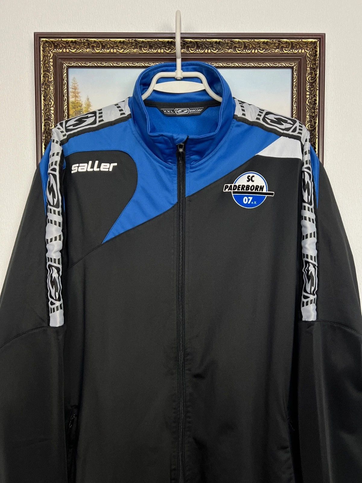 Vintage Vintage Saller Paderborn Football Jacket Soccer Track Top Size US XXL / EU 58 / 5 - 2 Thumbnail