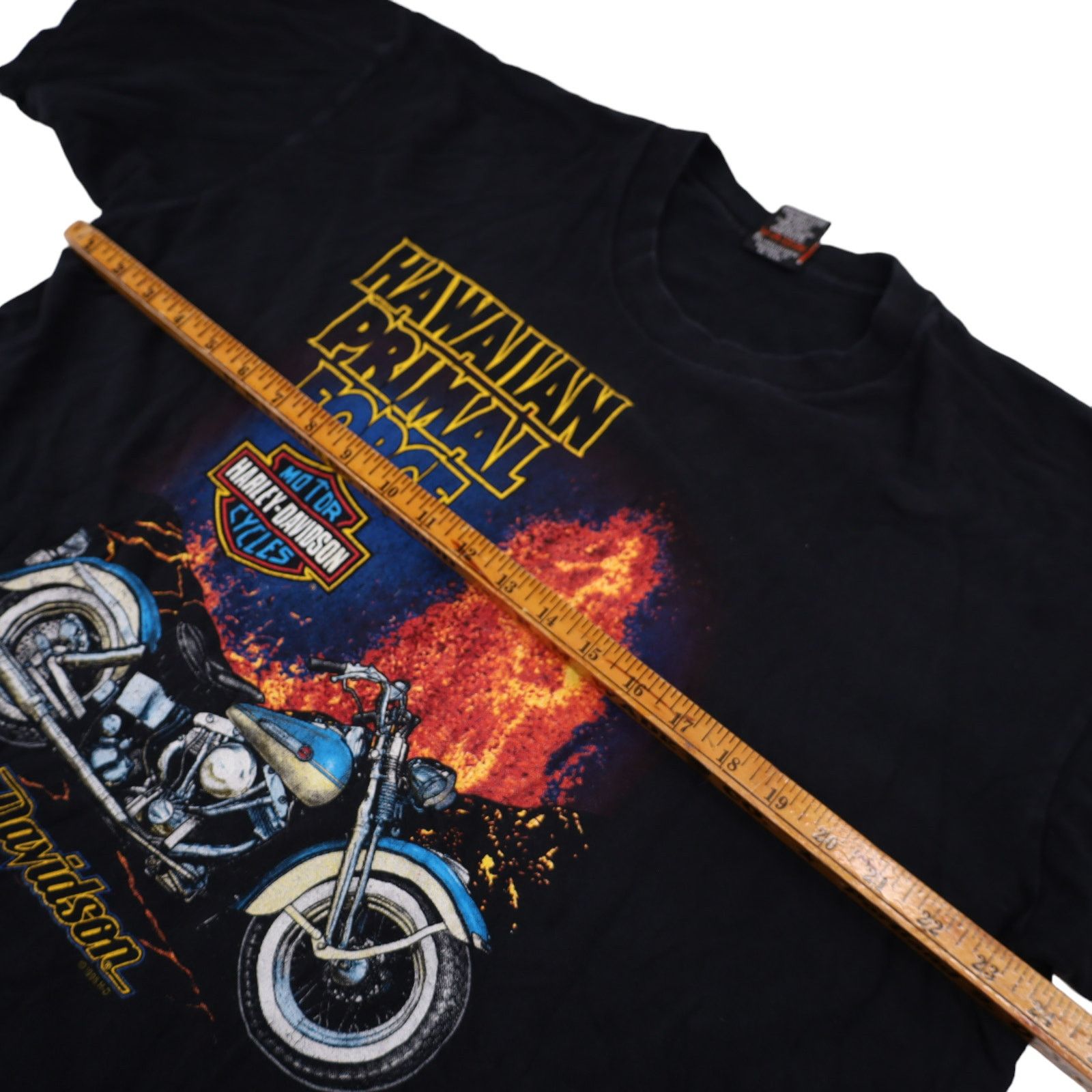 Harley Davidson × Vintage Vintage Harley Davidson Hawaiian Primal Force Graphic Shirt Size US XXL / EU 58 / 5 - 7 Thumbnail