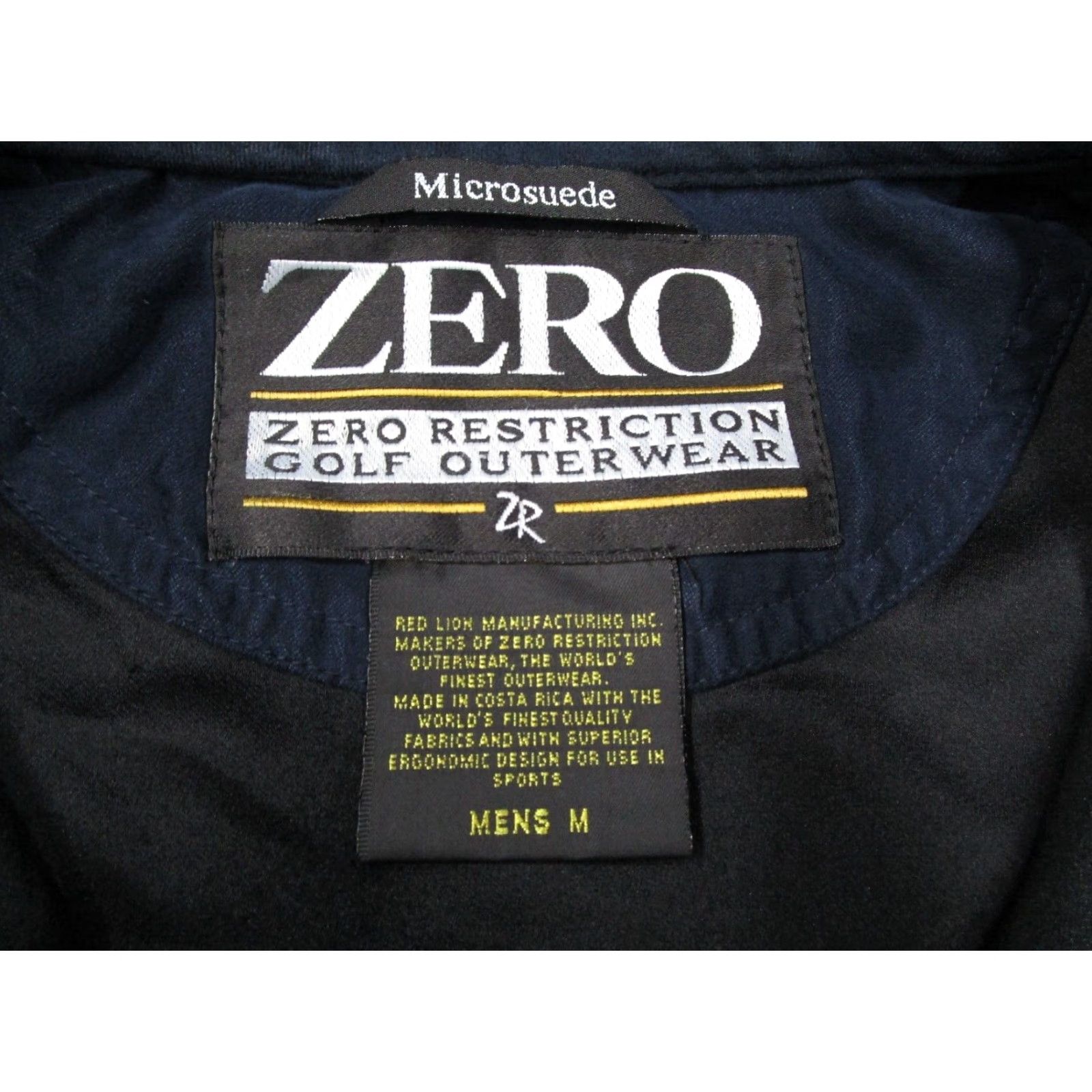 Vintage Zero Restriction Jacket Mens Medium Blue Microsuede 1/4 Snap Pullover Golf Size US M / EU 48-50 / 2 - 3 Thumbnail