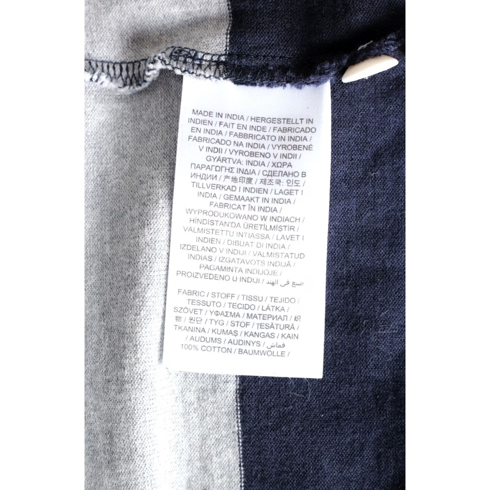 Gant GANT Polo Rugby Shirt Men 2XL Long Sleeve Striped VR3909 Polo Shirt Mens 2XL Striped Grey Blue Size US XXL / EU 58 / 5 - 7 Thumbnail