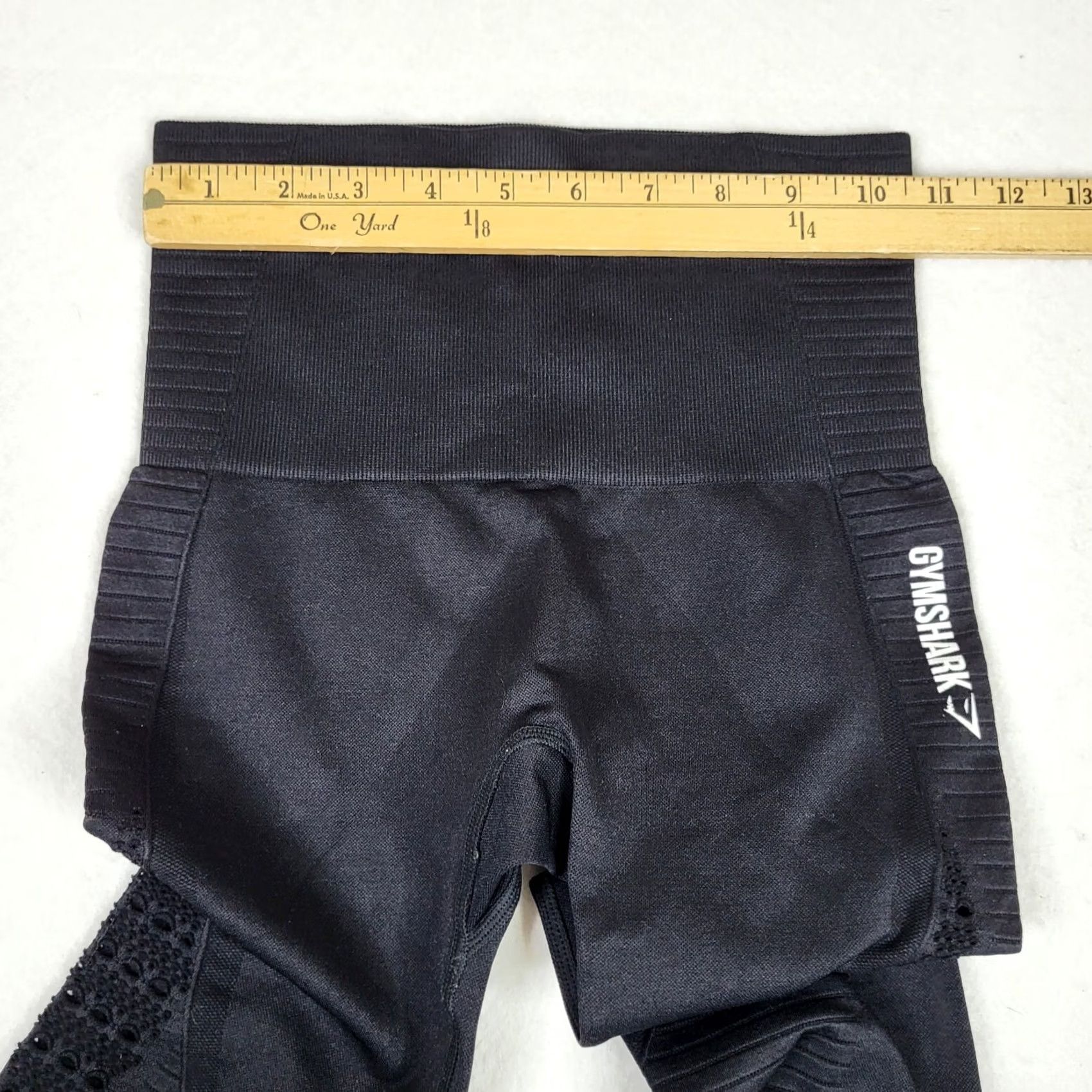 Gymshark Gymshark Black Seamless Leggings Womens XS Regular Skinny Activewear Pants Size 26" / US 2 / IT 38 - 6 Thumbnail