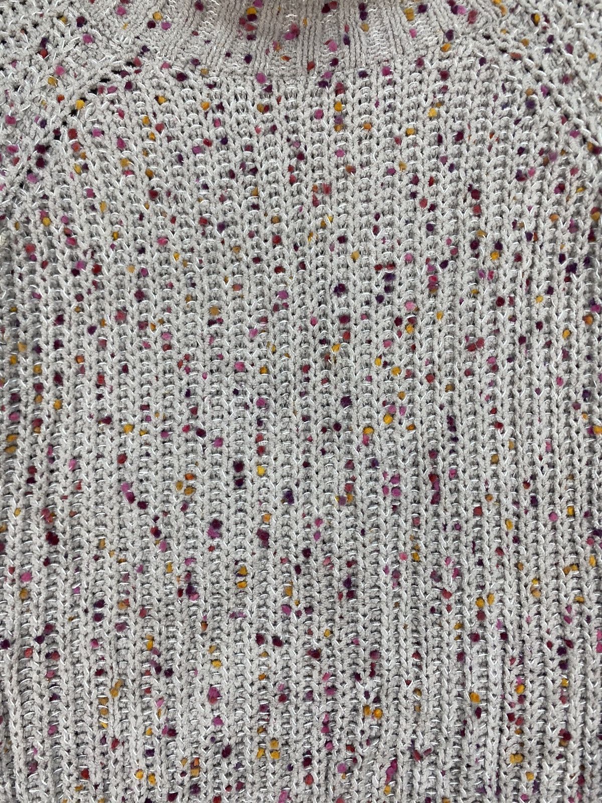 Beams Plus Beams Heart Crochet Turtleneck Size ONE SIZE - 4 Thumbnail