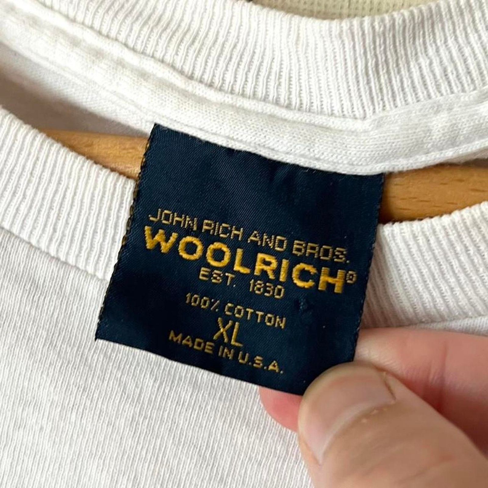 Woolrich Woolen Mills 90s Woolrich T-Shirt | 3 Rules of Fishing | USA Made | XL Size US XL / EU 56 / 4 - 4 Thumbnail