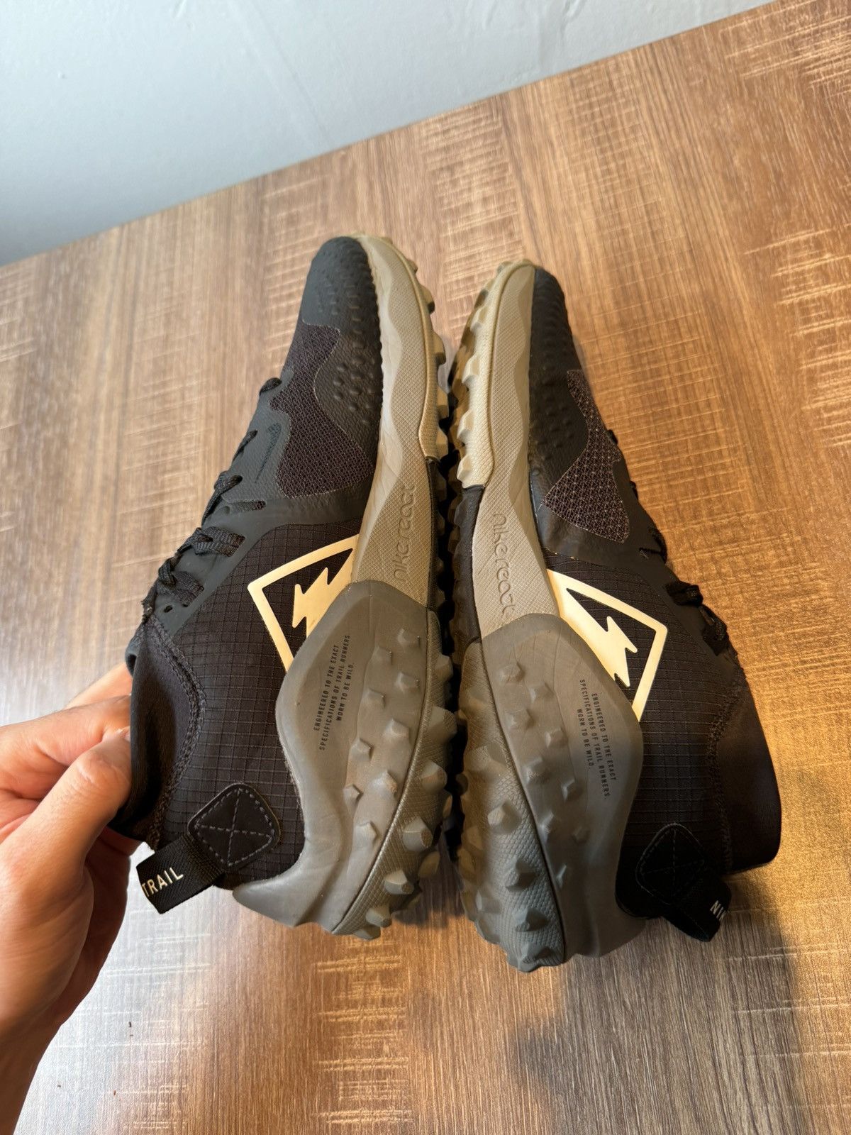 Nike Nike Men's Wildhorse 6 Black Gray Trail Running Size 8.5 Size US 8.5 / EU 41-42 - 5 Thumbnail