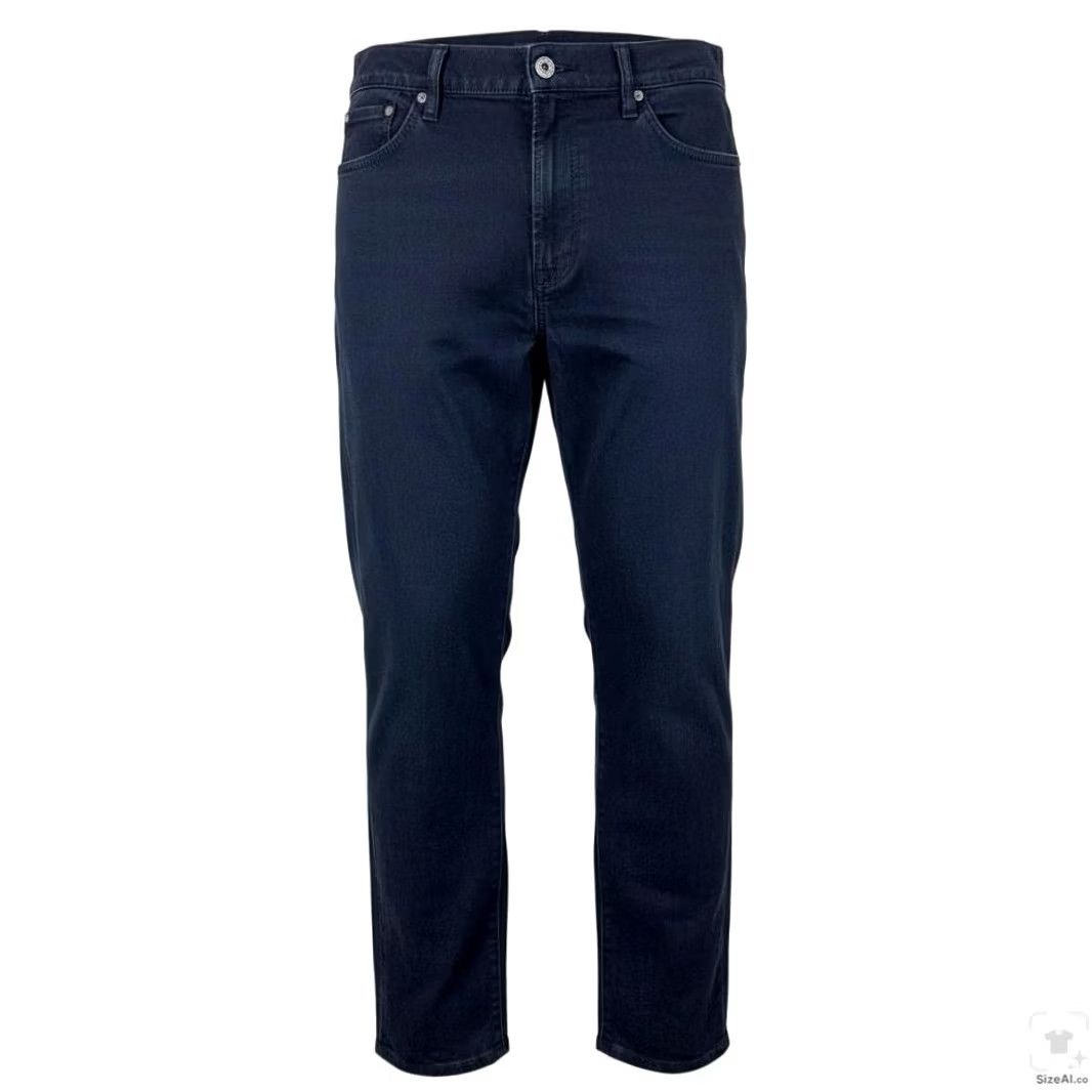 Lucky Brand Lucky Brand 121 Heritage Slim Jeans Mens 32x28 Blue Dark Wash Zip Fly Tapered 5-Pocket Design Logo Size US 32 / EU 48 - 2 Thumbnail