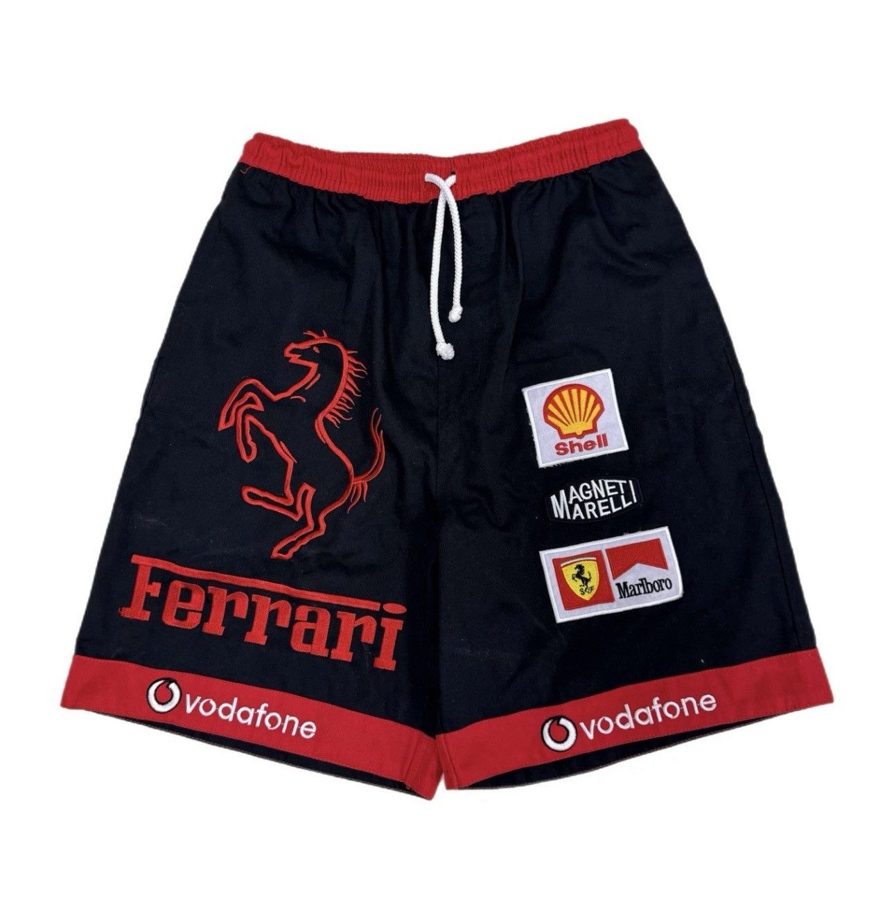 Ferrari Vintage Ferrari Vodafone Shell Marlboro 90S Red Shorts Size US 32 / EU 48 - 1 Thumbnail